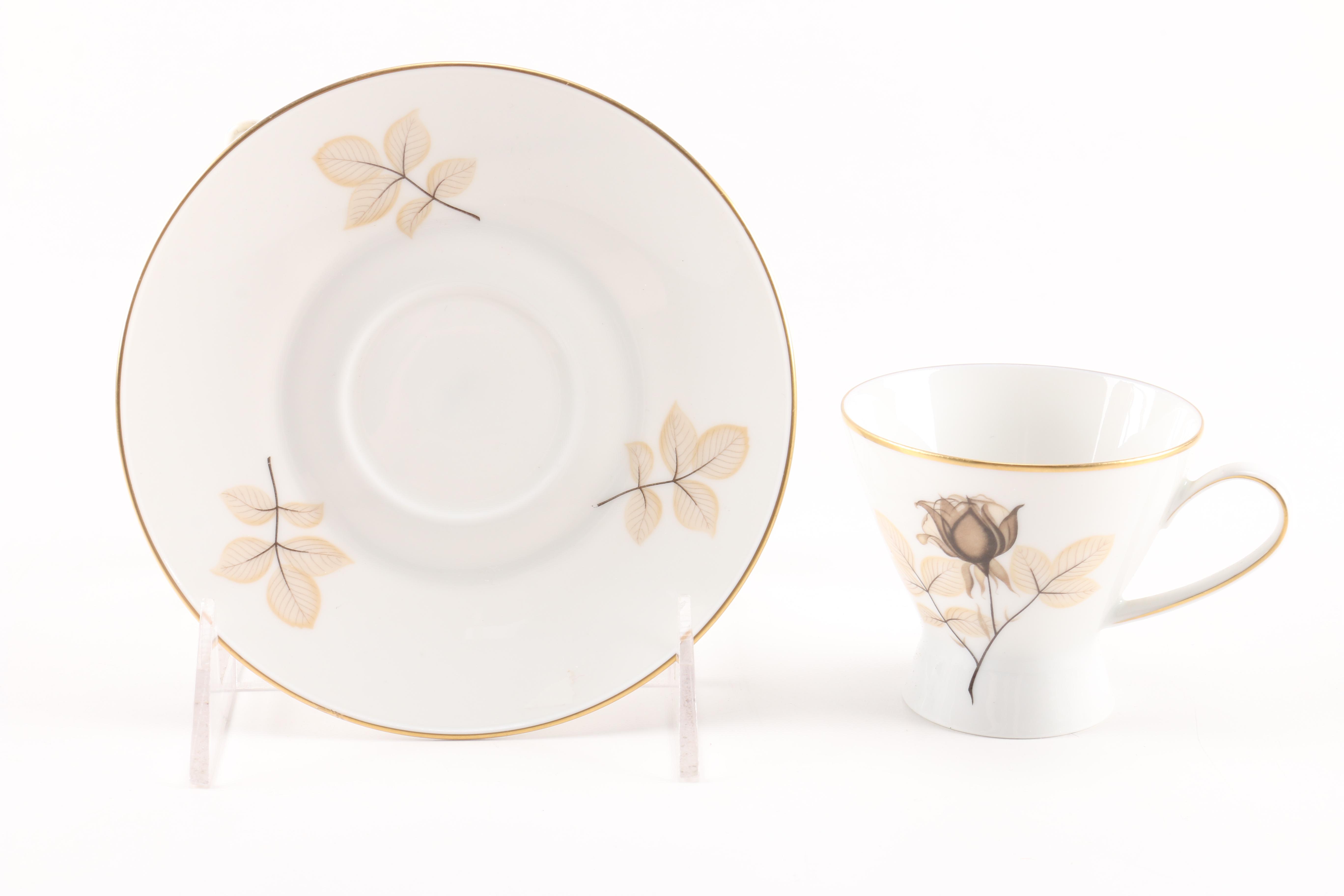 Assortment of Teacups and Saucers
