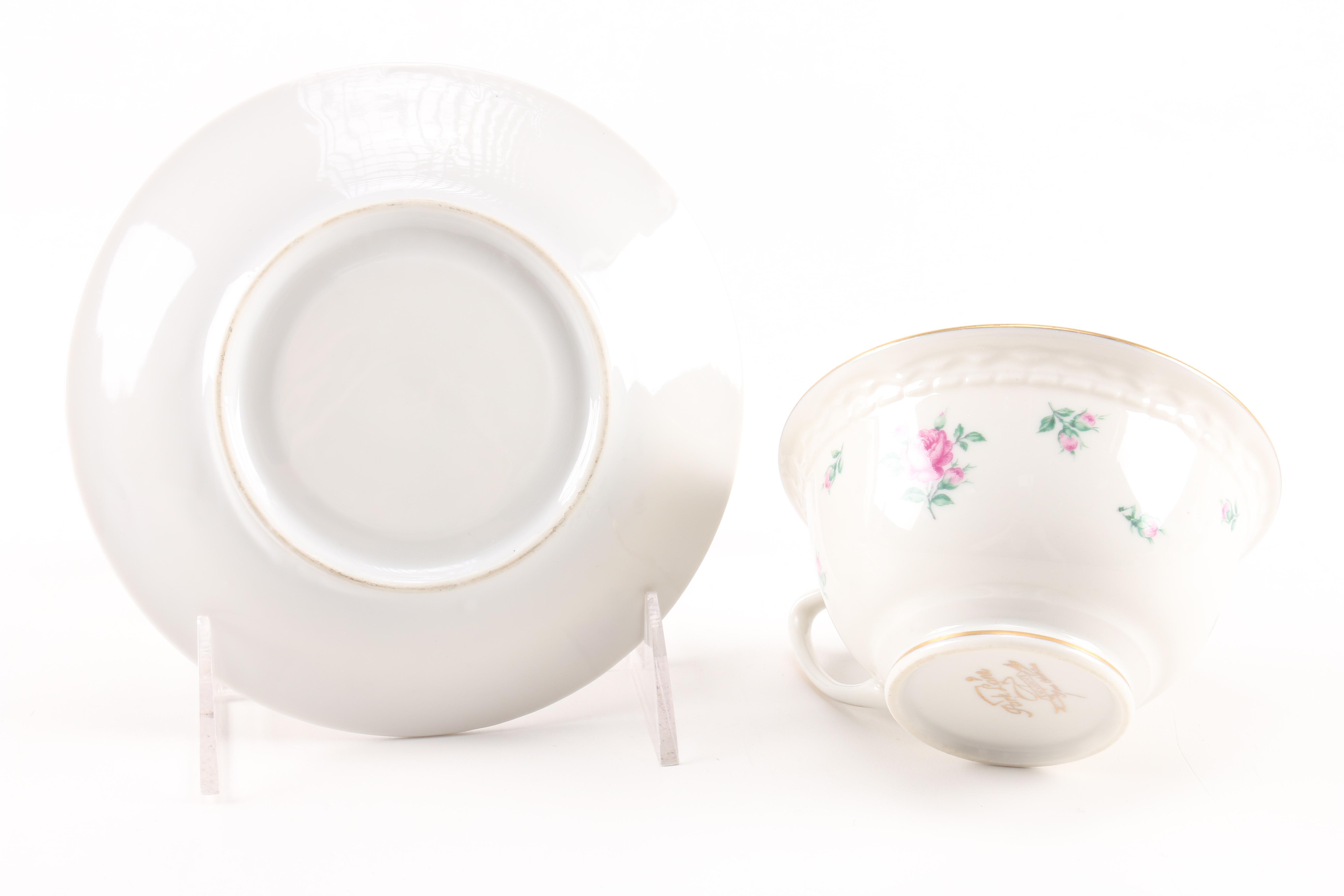 Assortment of Teacups and Saucers