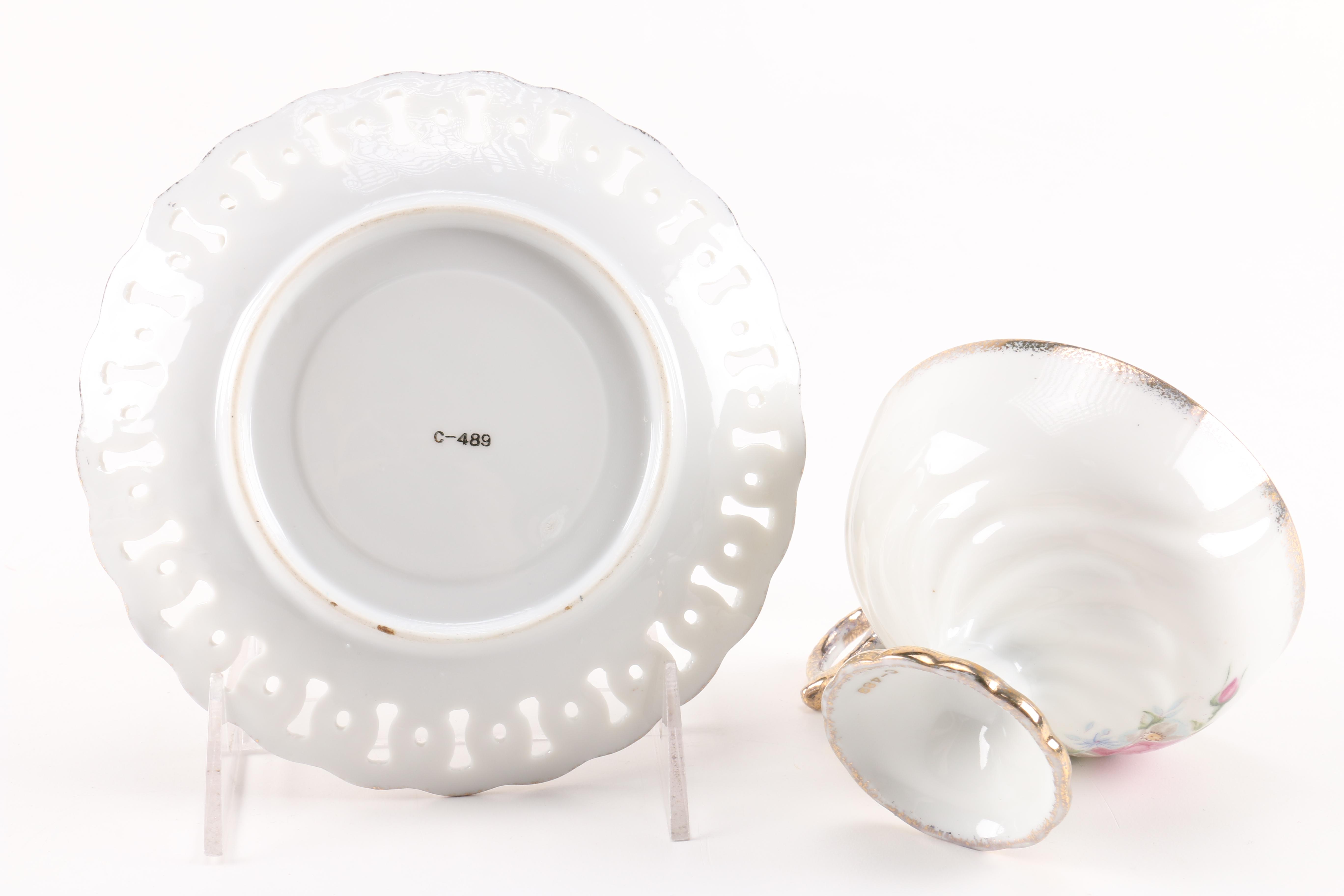 Assortment of Teacups and Saucers