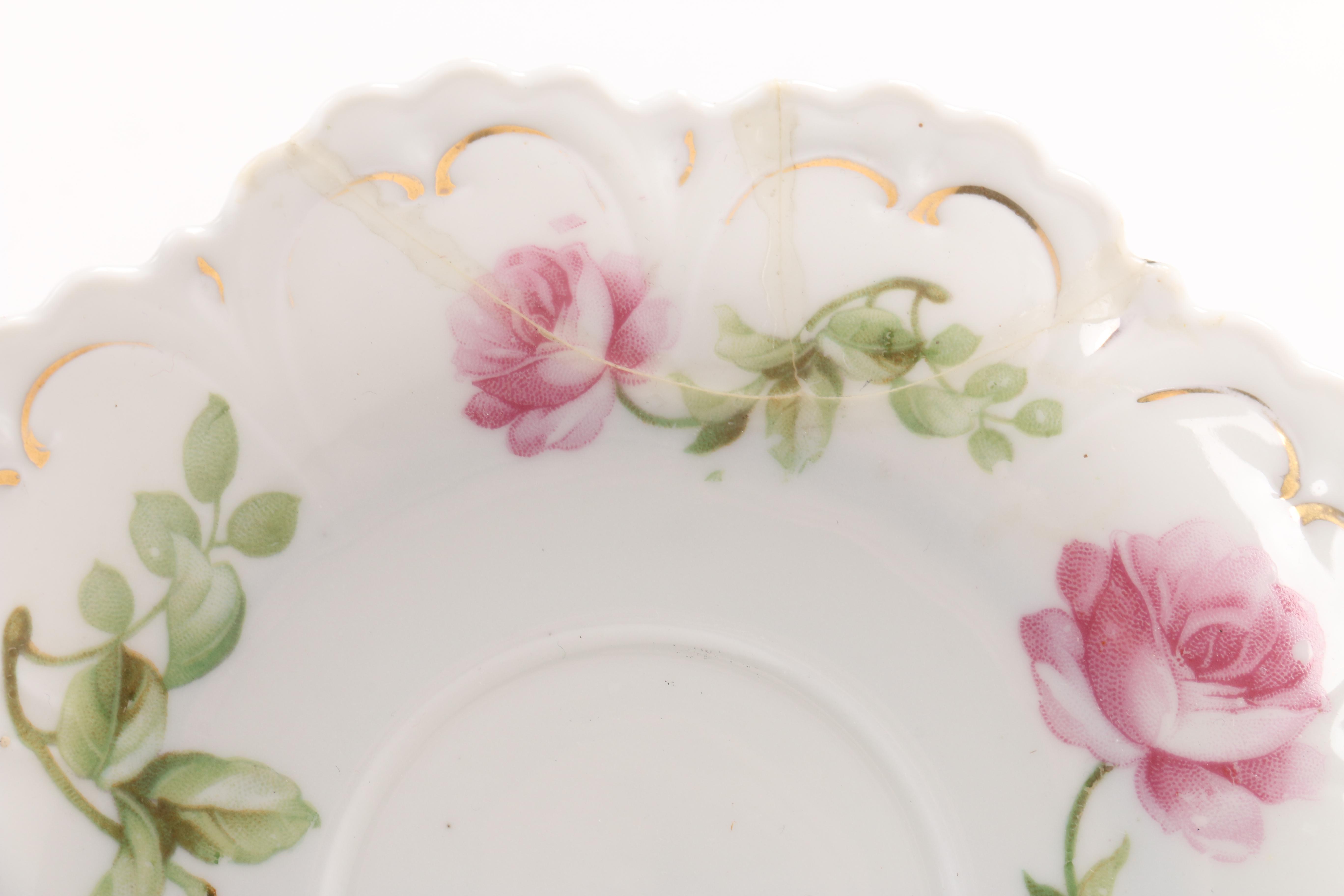 Assortment of Teacups and Saucers