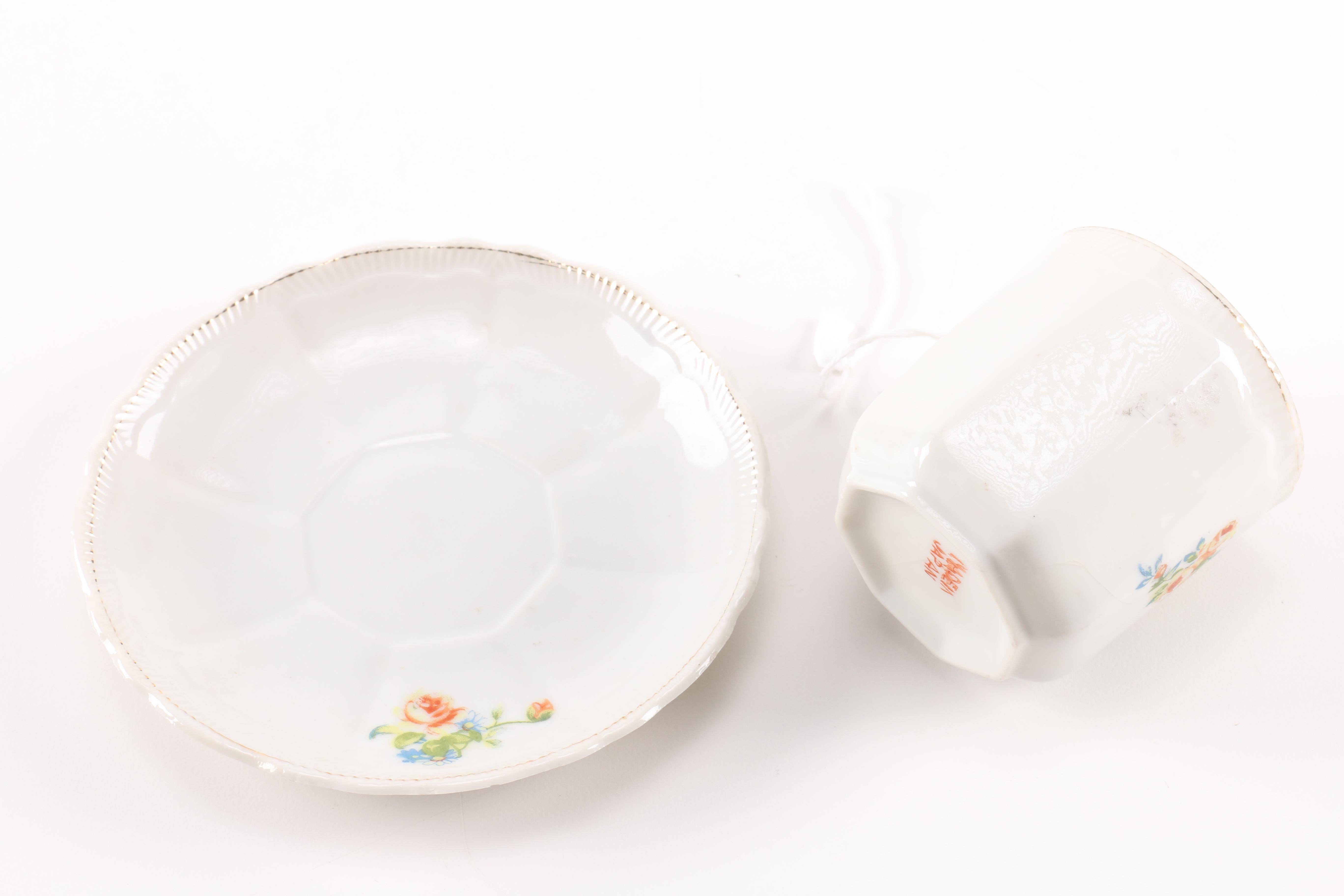 Assortment of Teacups and Saucers