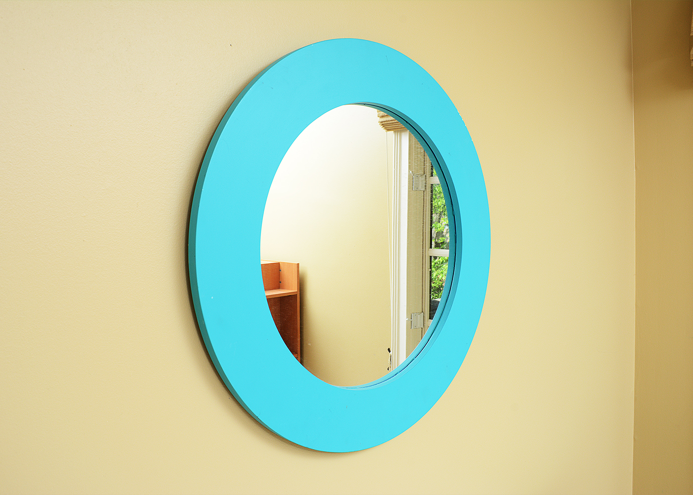 Vintage Chest of Drawers with Porthole Style Mirror by Ikea