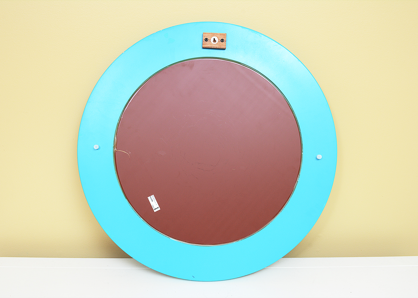 Vintage Chest of Drawers with Porthole Style Mirror by Ikea