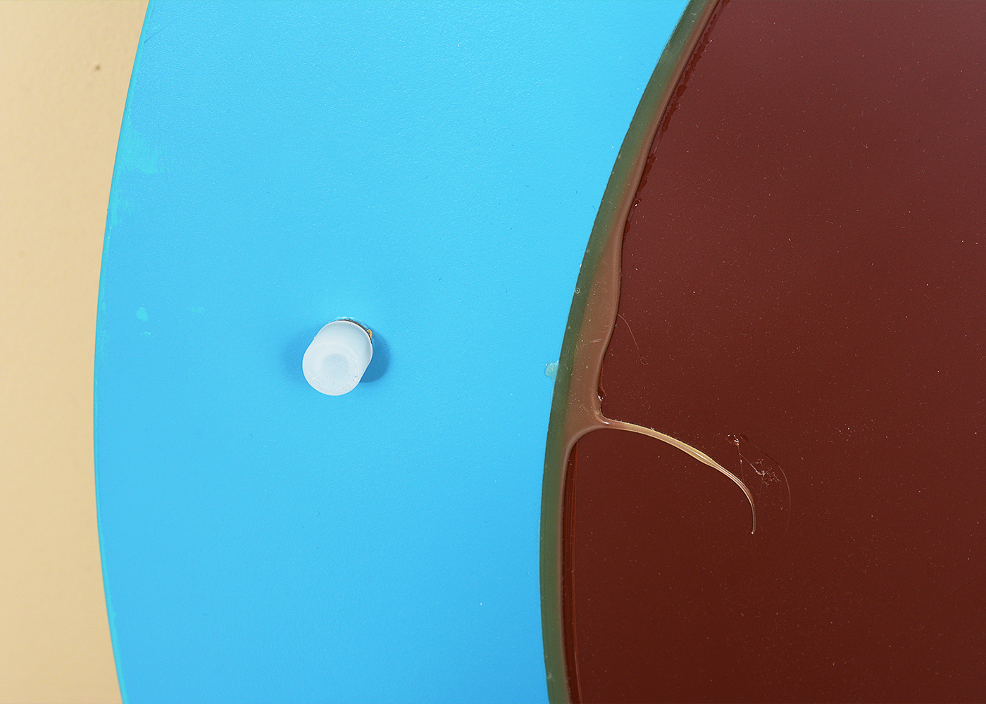 Vintage Chest of Drawers with Porthole Style Mirror by Ikea