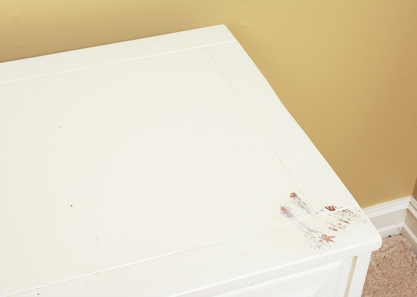 Vintage Chest of Drawers with Porthole Style Mirror by Ikea