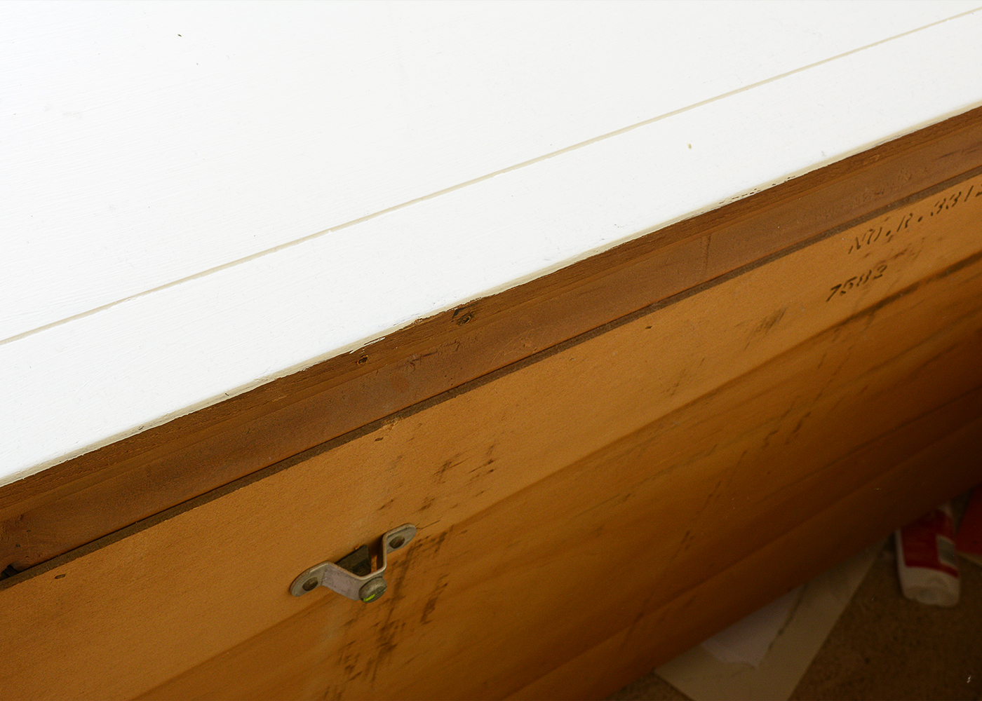 Vintage Chest of Drawers with Porthole Style Mirror by Ikea