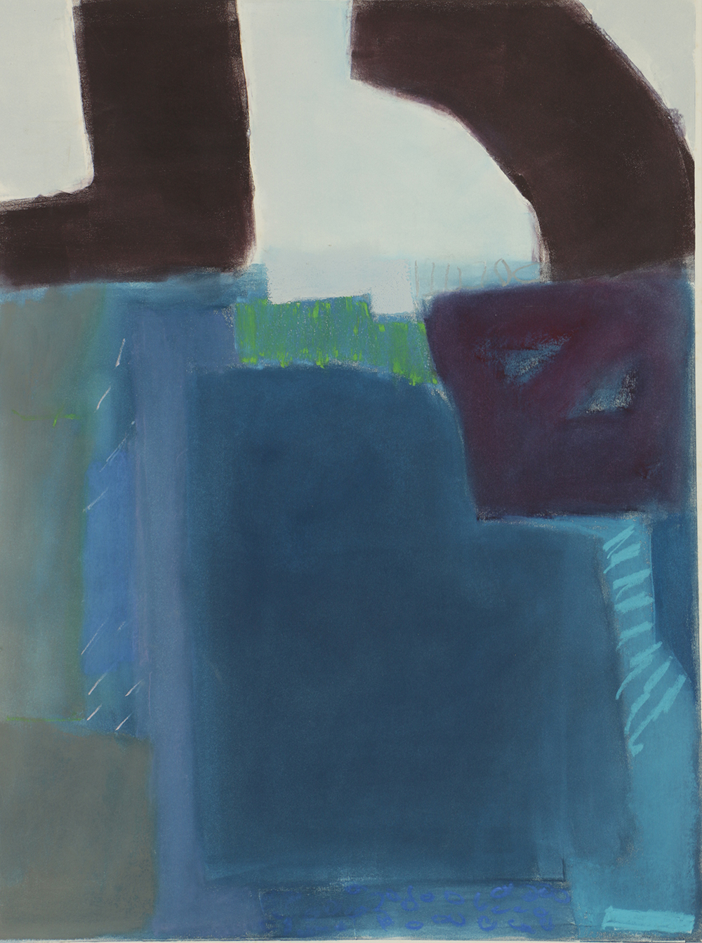 Isabel Field Woodblock on Paper "Colorscape CCLV"