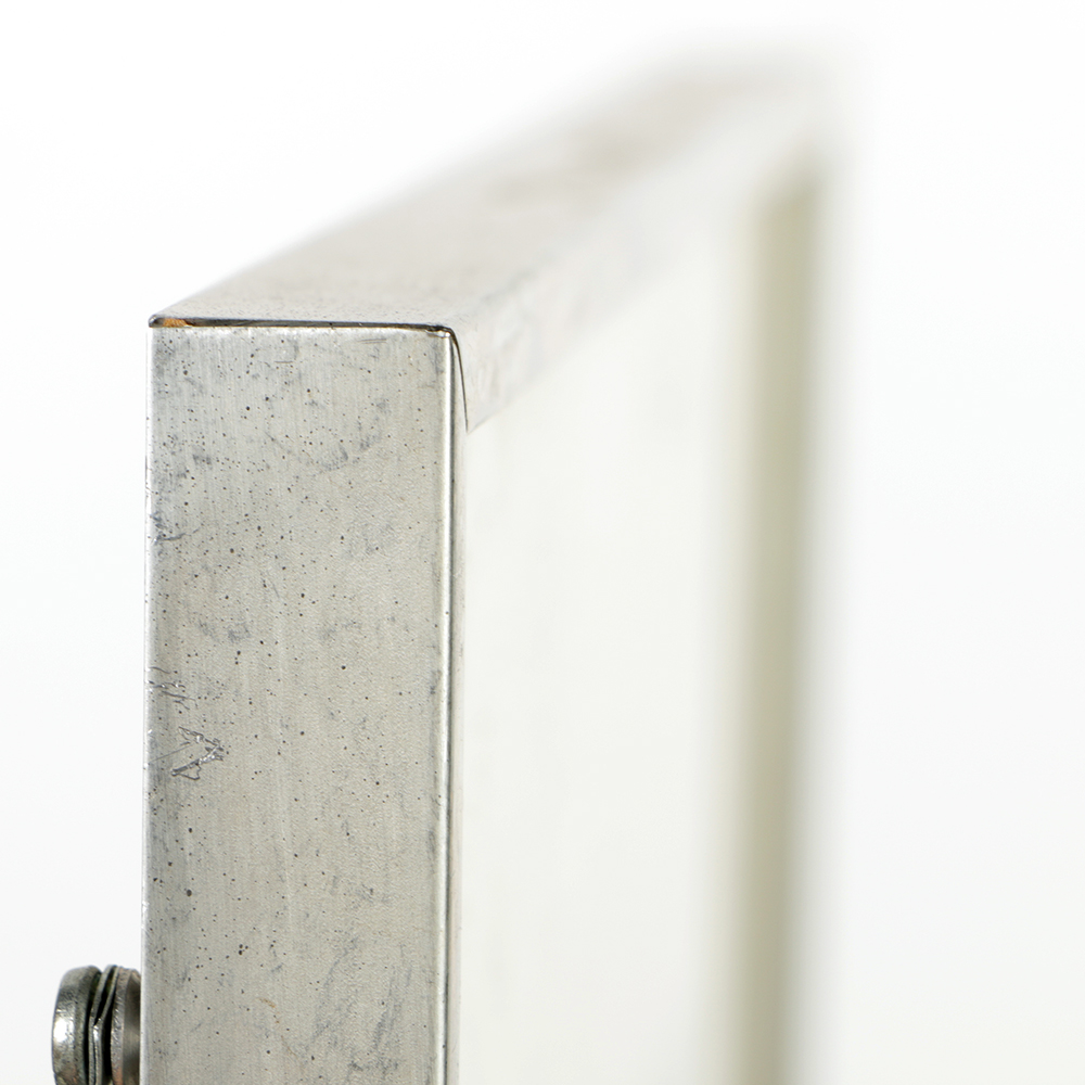 Mauney Black and White Cibachrome Photograph "Two Kids with Flags"