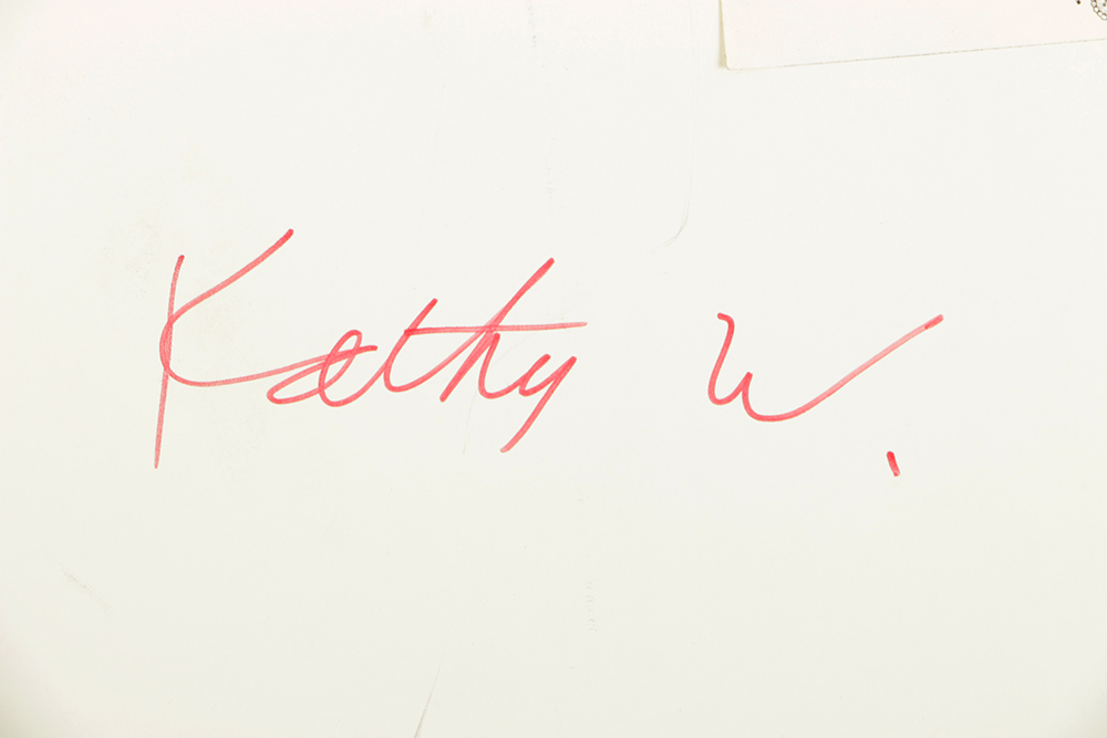 Mauney Black and White Cibachrome Photograph "Two Kids with Flags"