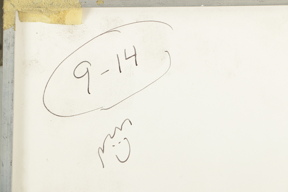 Mauney Black and White Cibachrome Photograph "Two Kids with Flags"