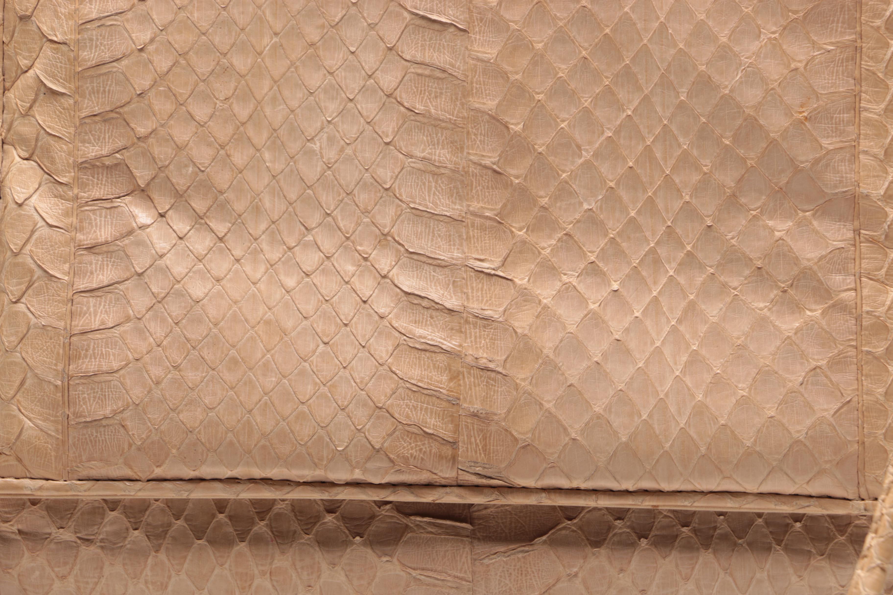Susan Bennis Warren Edwards Italian Reptile Skin Bags