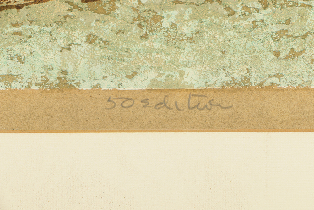 Dean Meeker Signed Limited Edition Serigraph "Dinner Dubrovnik"