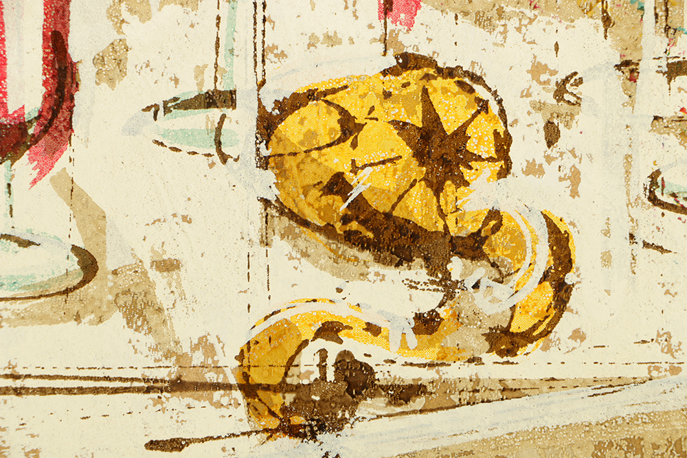 Dean Meeker Signed Limited Edition Serigraph "Dinner Dubrovnik"