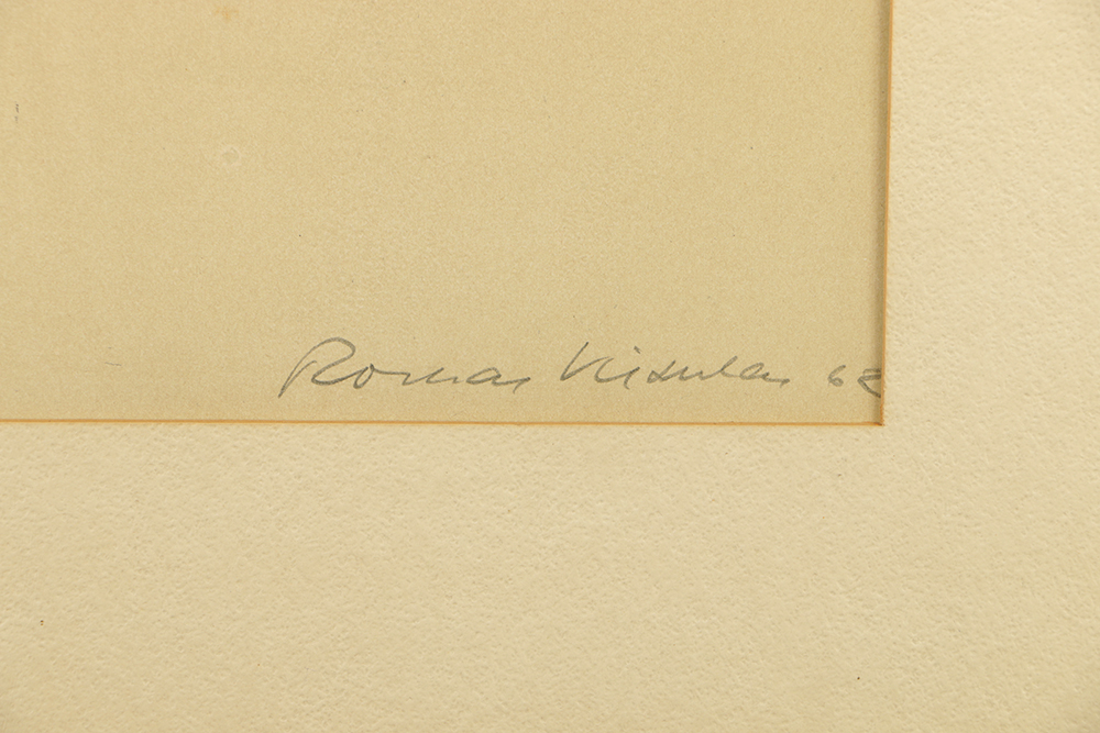 Romas Viesulas Artist's Proof Lithograph on Paper "Emplumada"