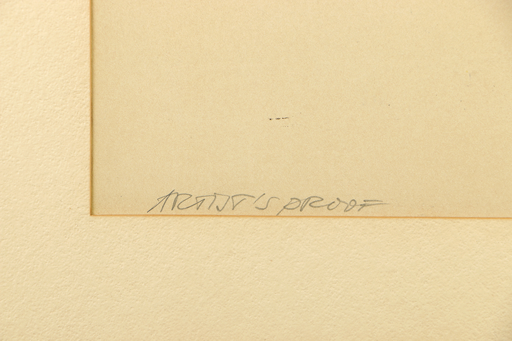 Romas Viesulas Artist's Proof Lithograph on Paper "Emplumada"