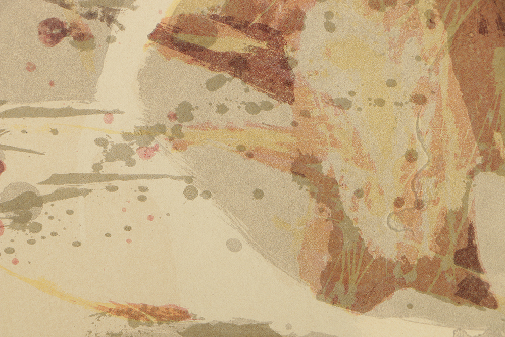 Romas Viesulas Artist's Proof Lithograph on Paper "Emplumada"