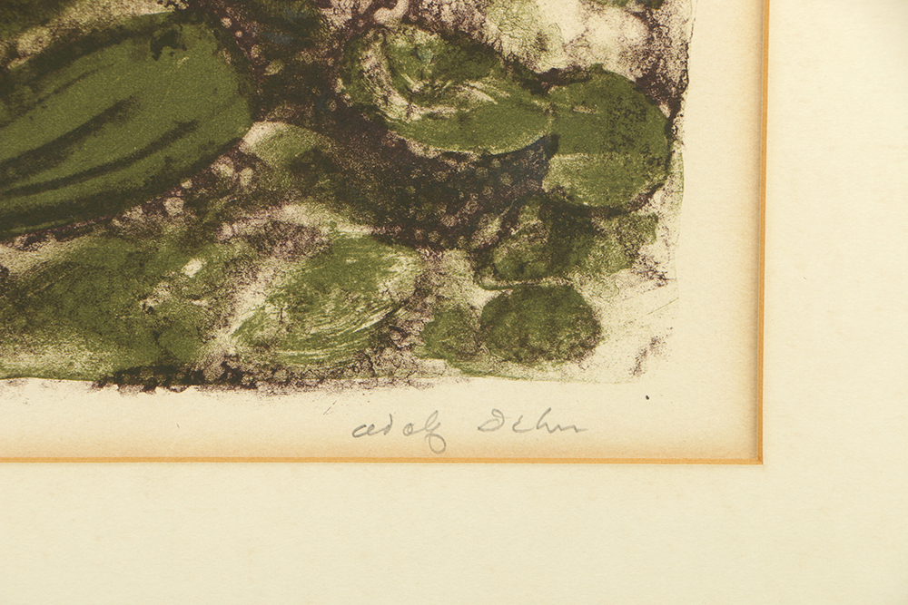 Adolf Dehn Limited Edition Woodblock on Paper "Four Caribs"