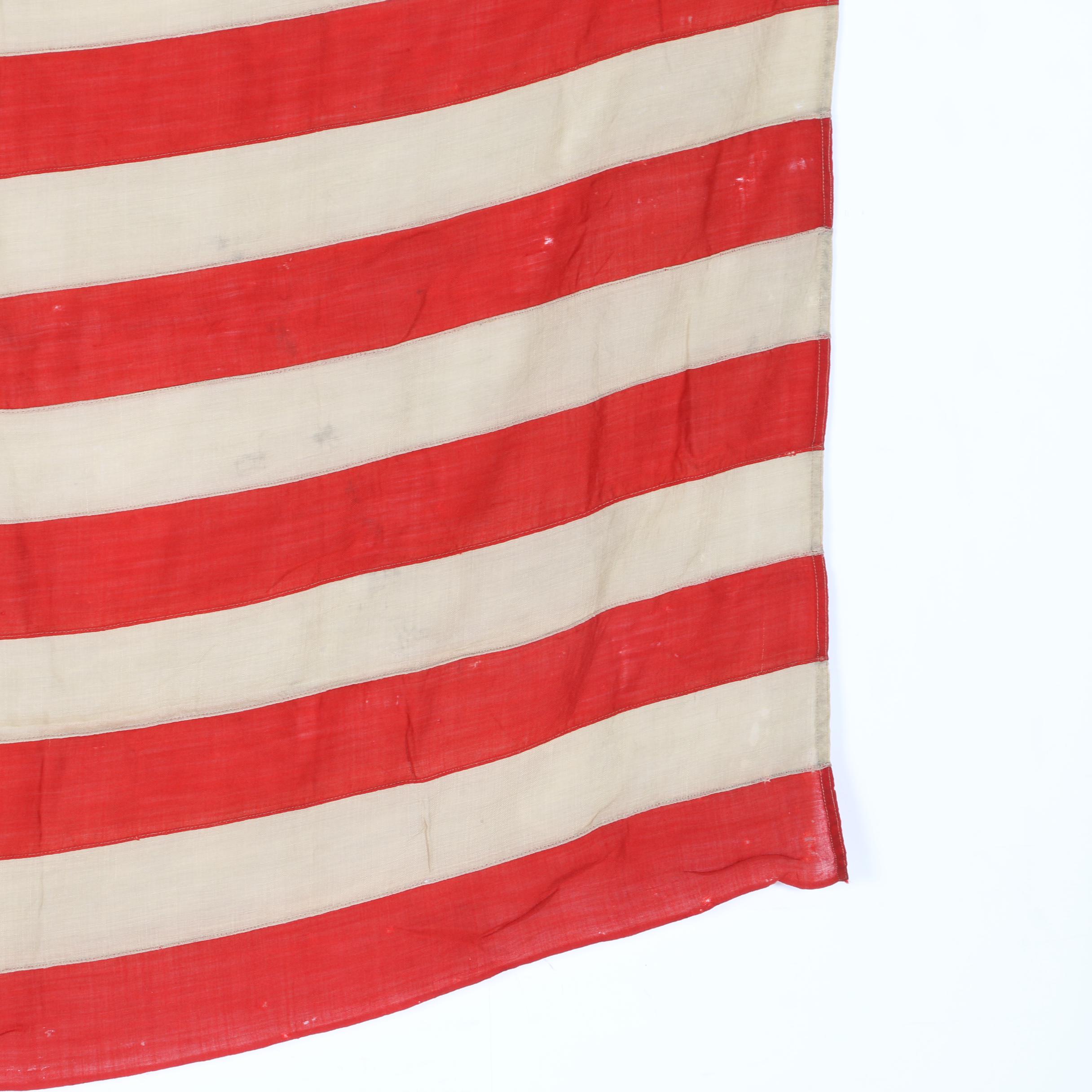 Circa 1908-1912 Antique 46 Star American Flag