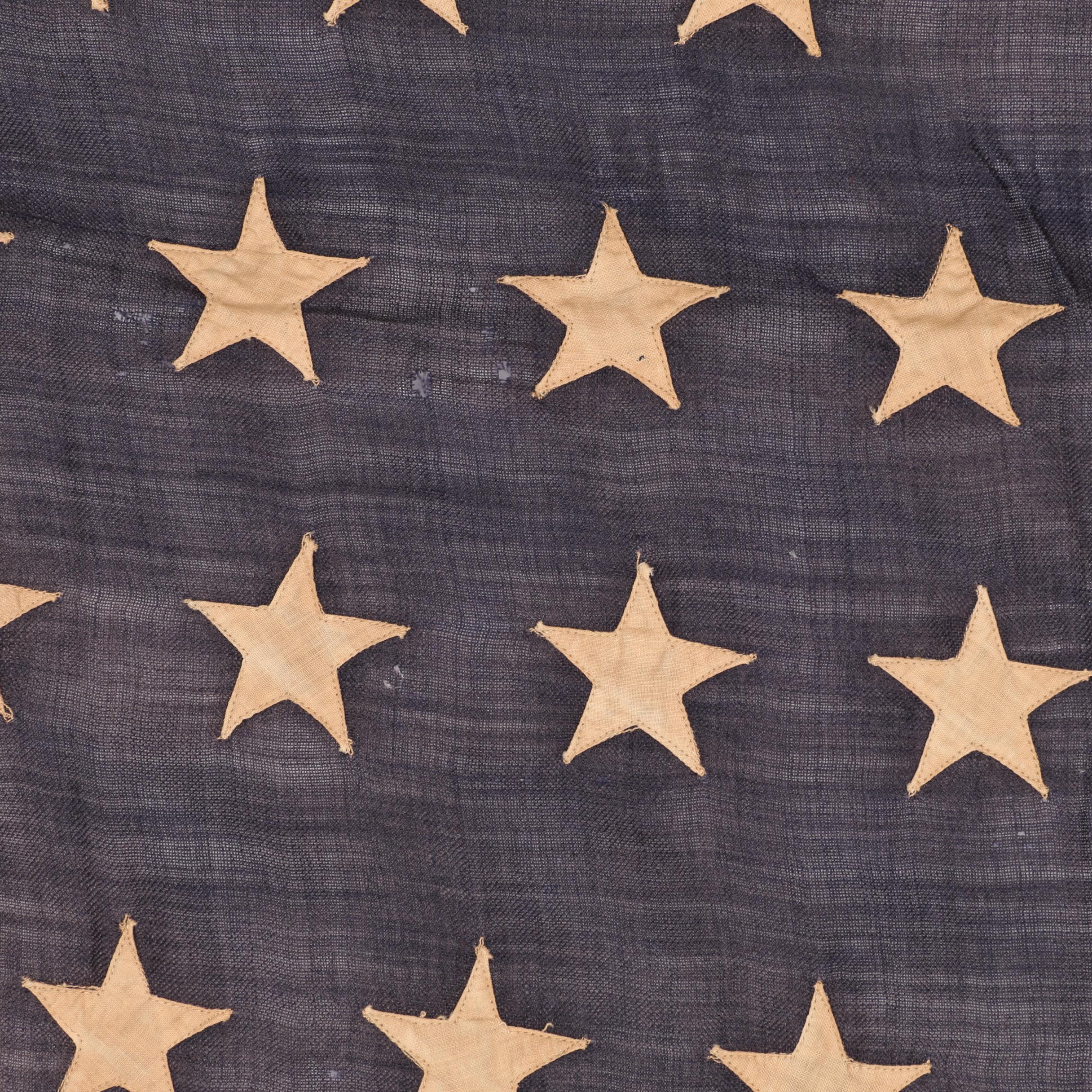 Circa 1908-1912 Antique 46 Star American Flag