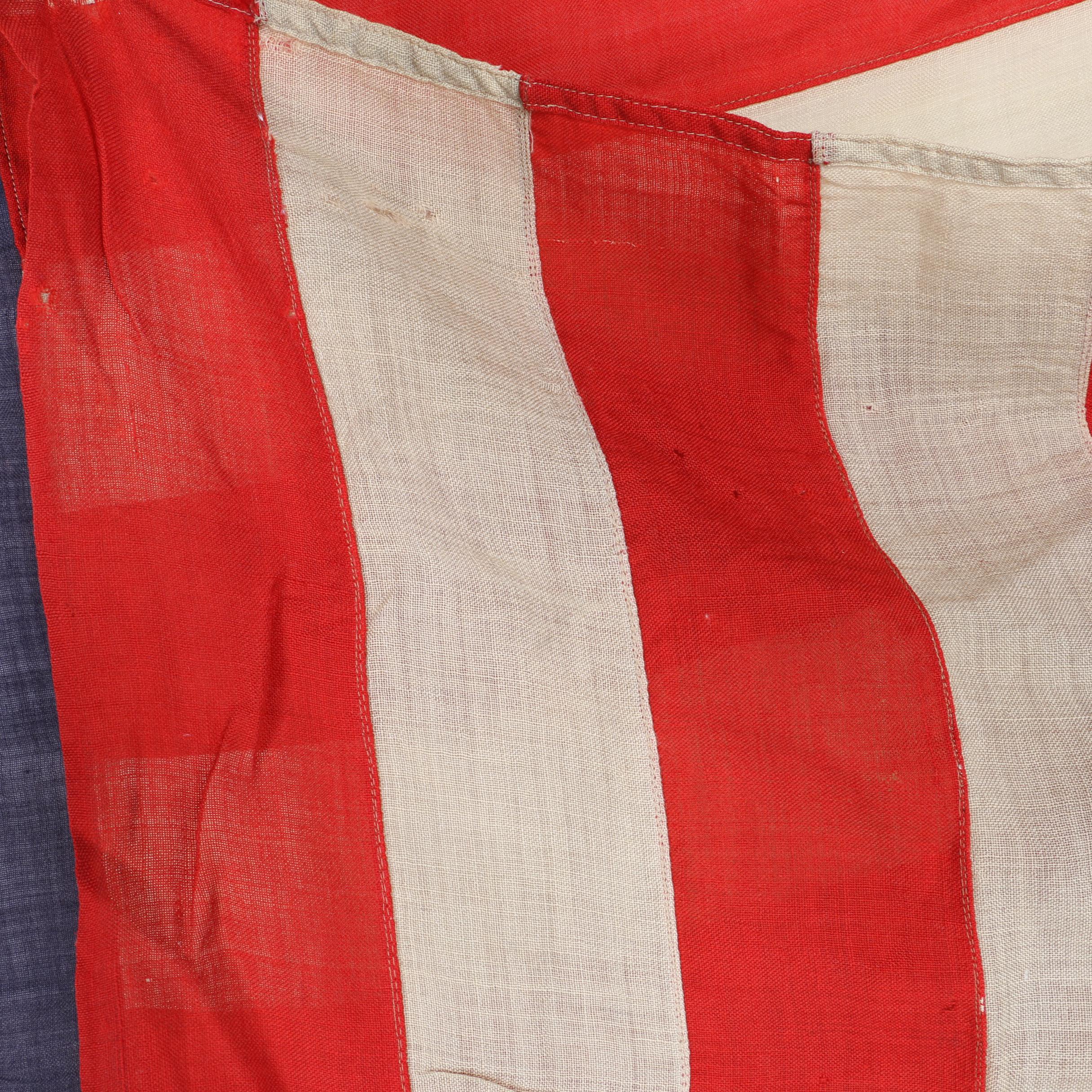 Circa 1908-1912 Antique 46 Star American Flag