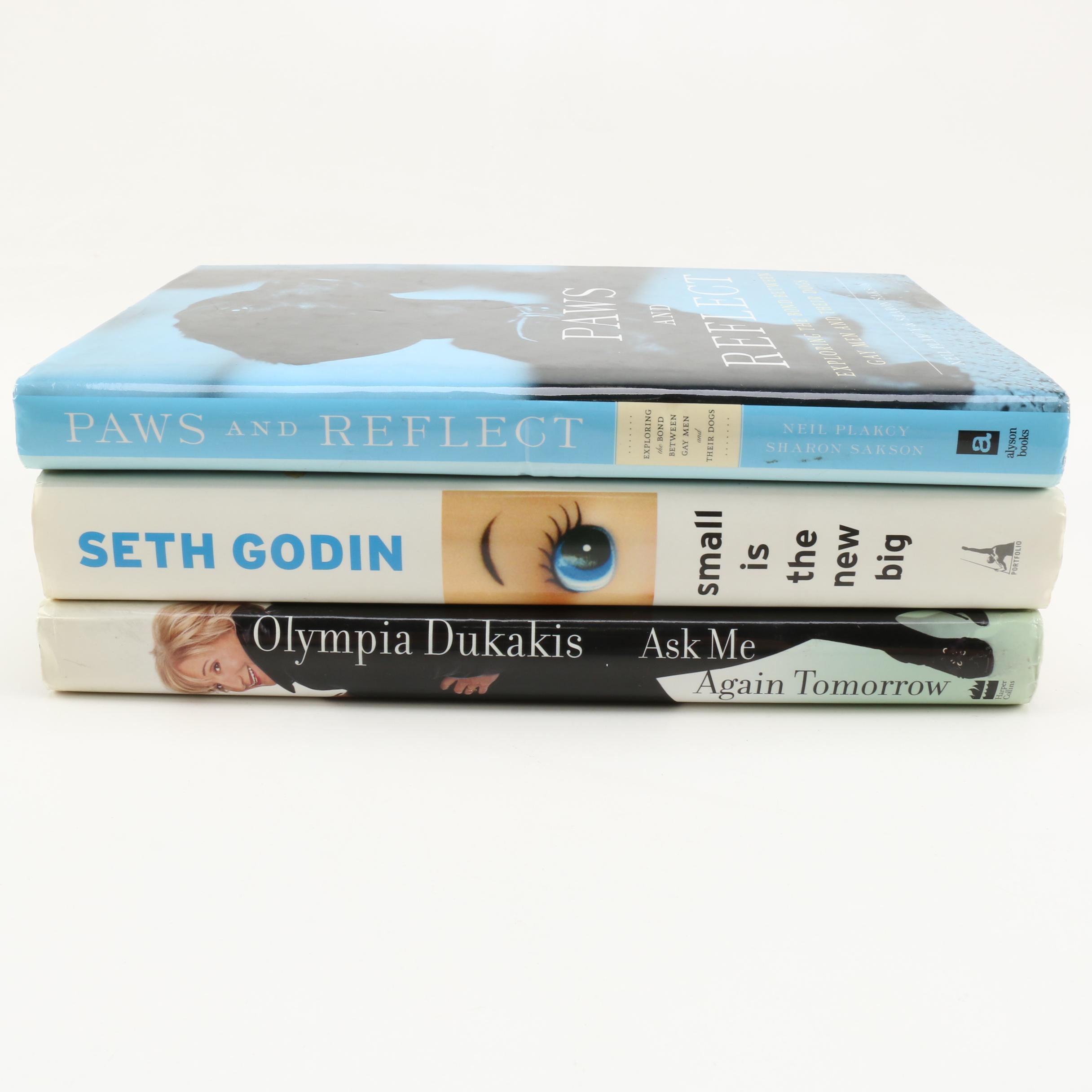 Signed First Printing Nonfiction Books Including Olympia Dukakis