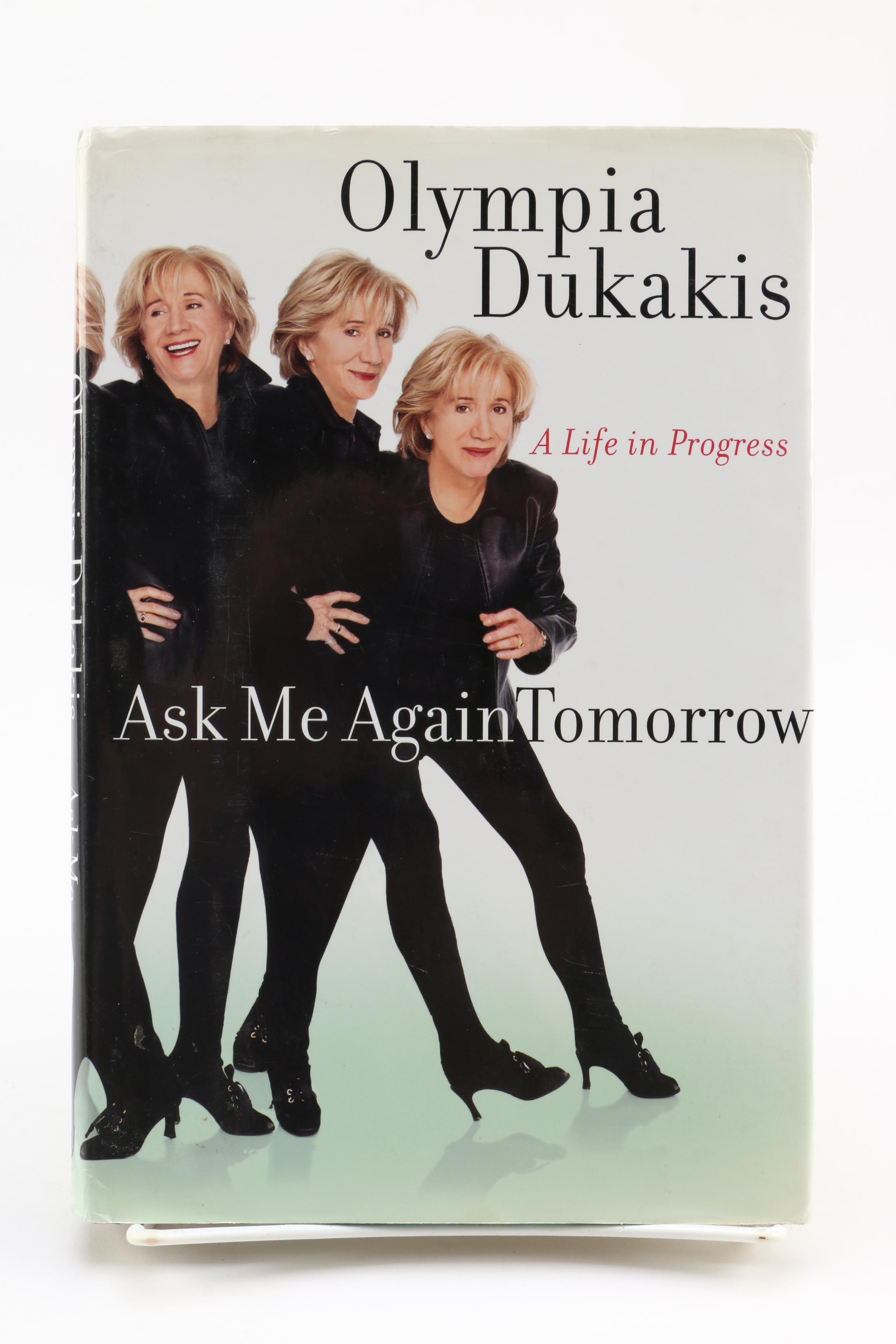 Signed First Printing Nonfiction Books Including Olympia Dukakis