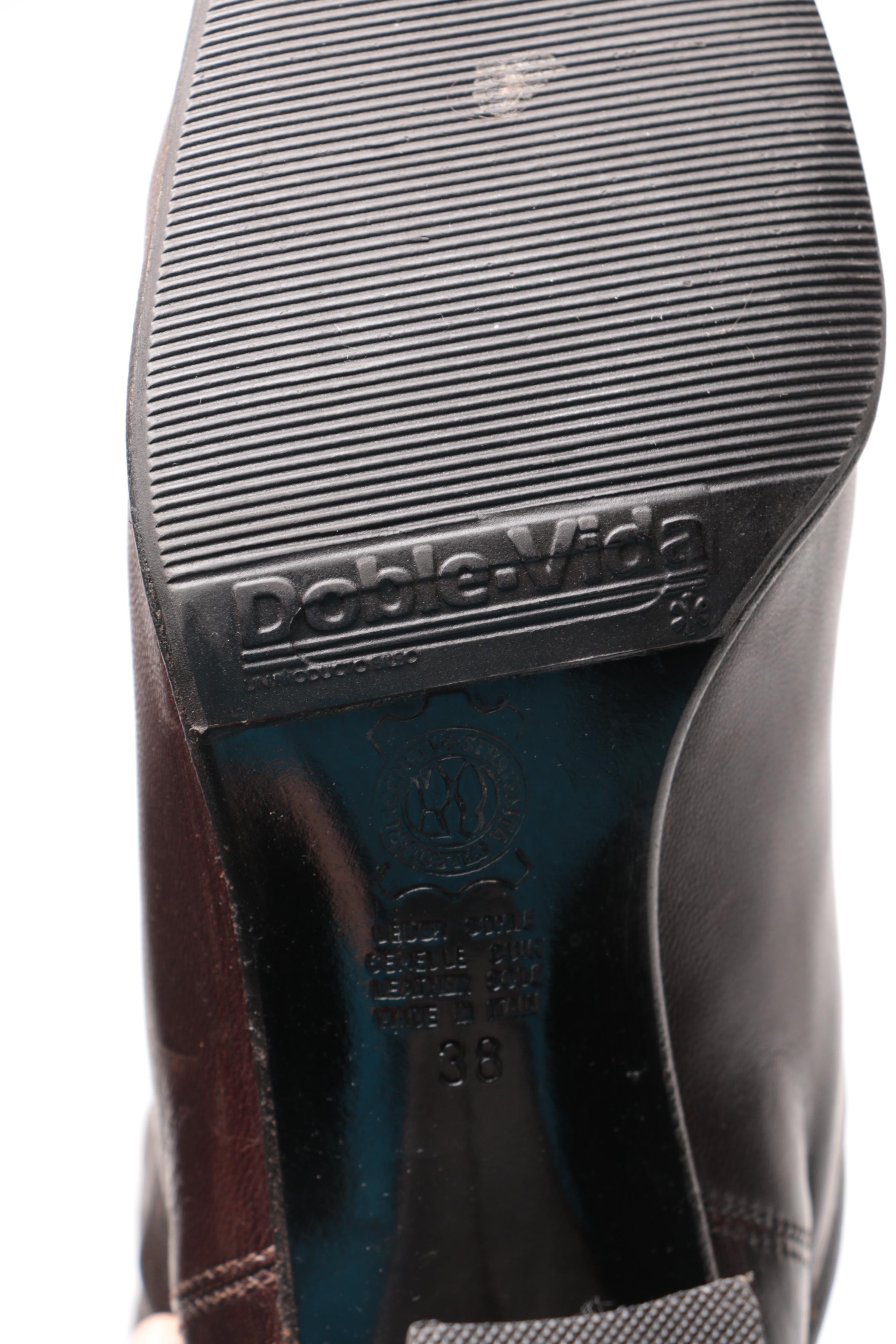 Women's Heeled Leather Boots Including CoSTUME National