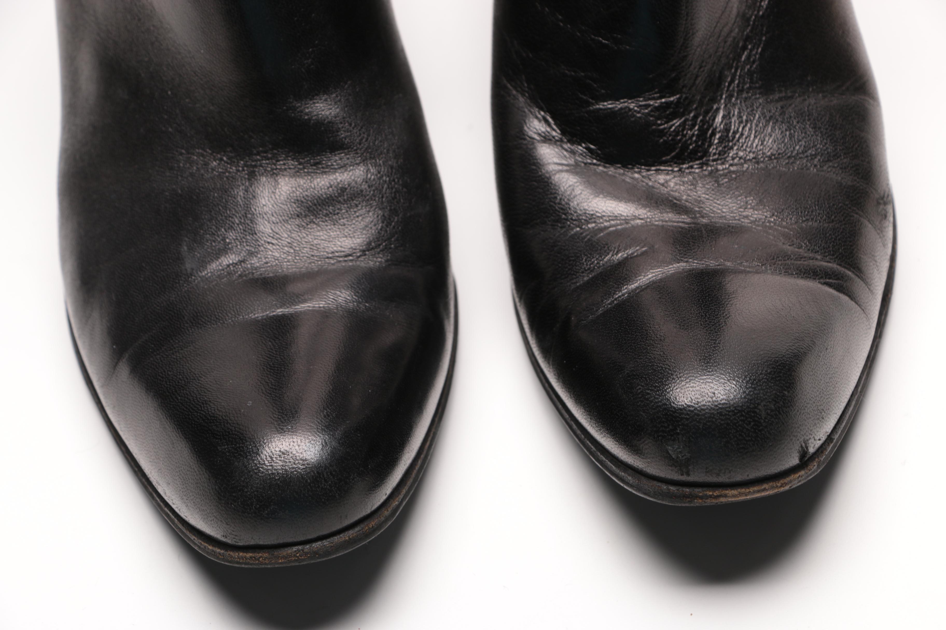 Women's Heeled Leather Boots Including CoSTUME National