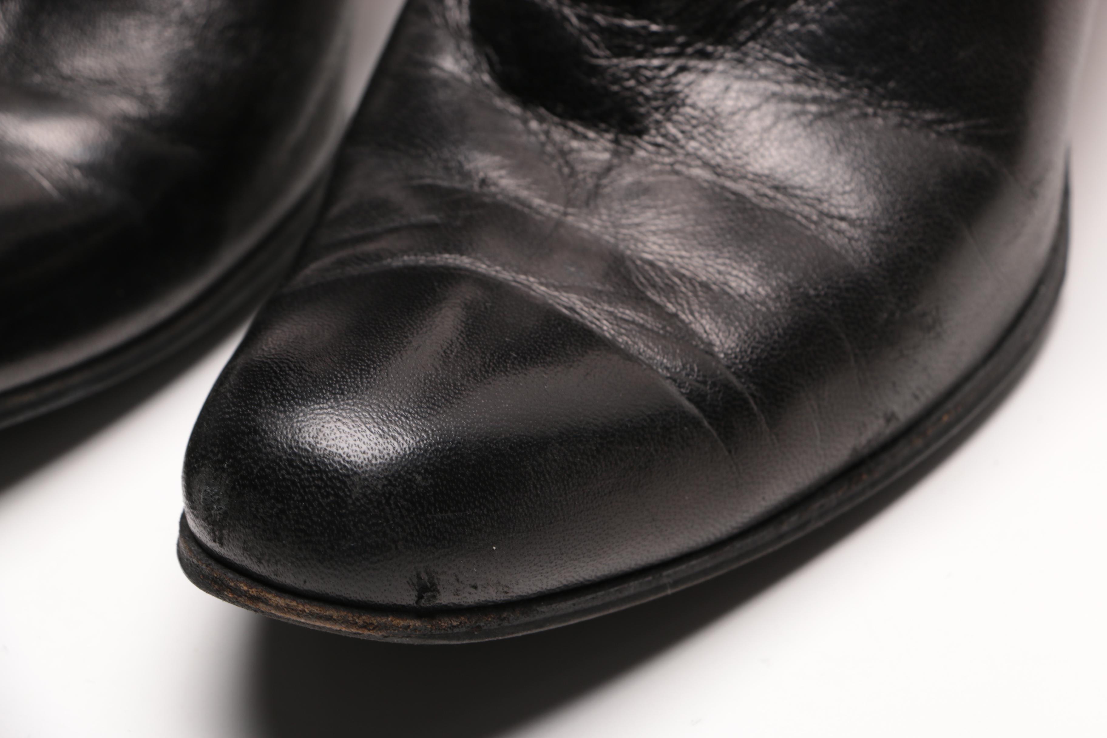 Women's Heeled Leather Boots Including CoSTUME National