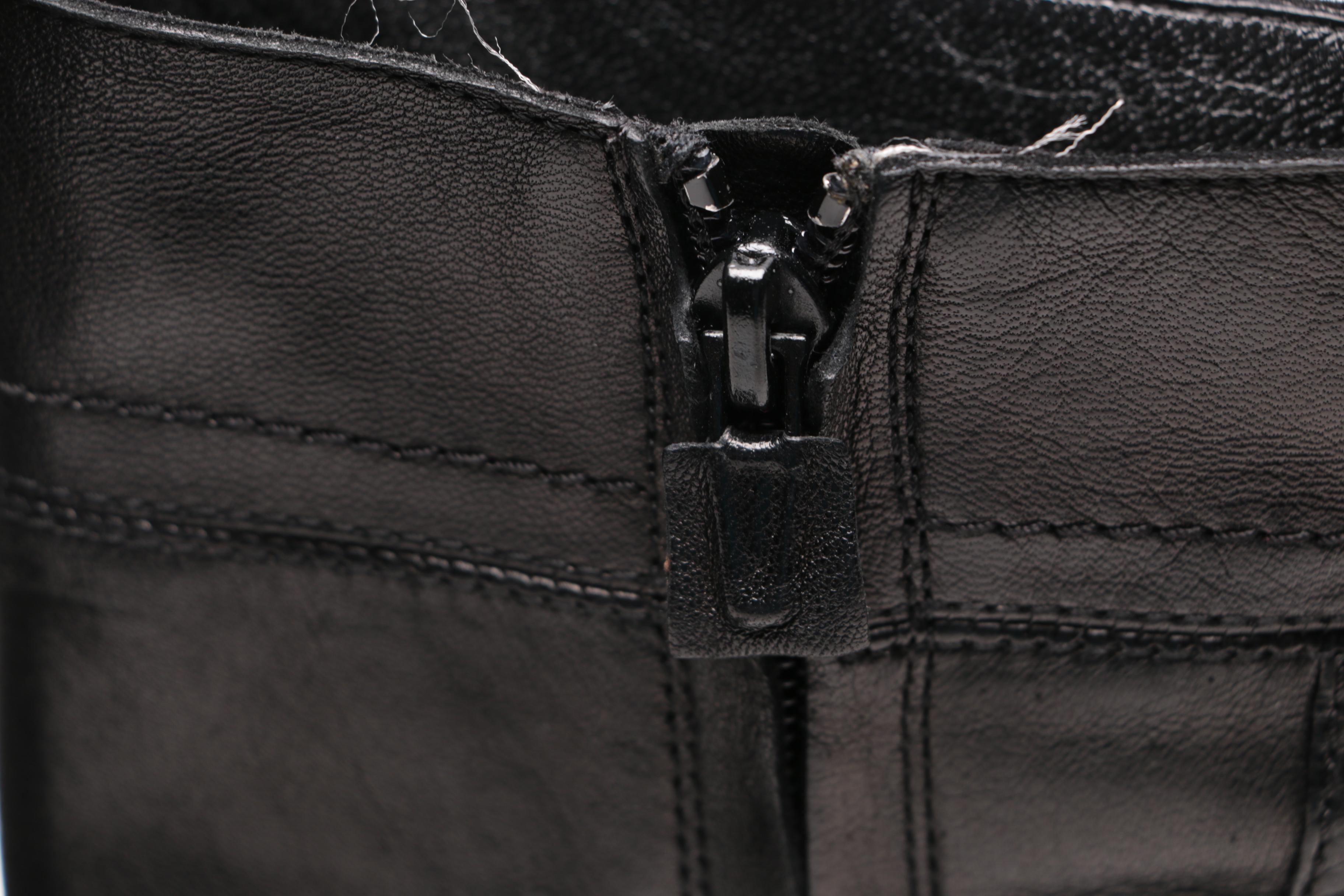 Women's Heeled Leather Boots Including CoSTUME National