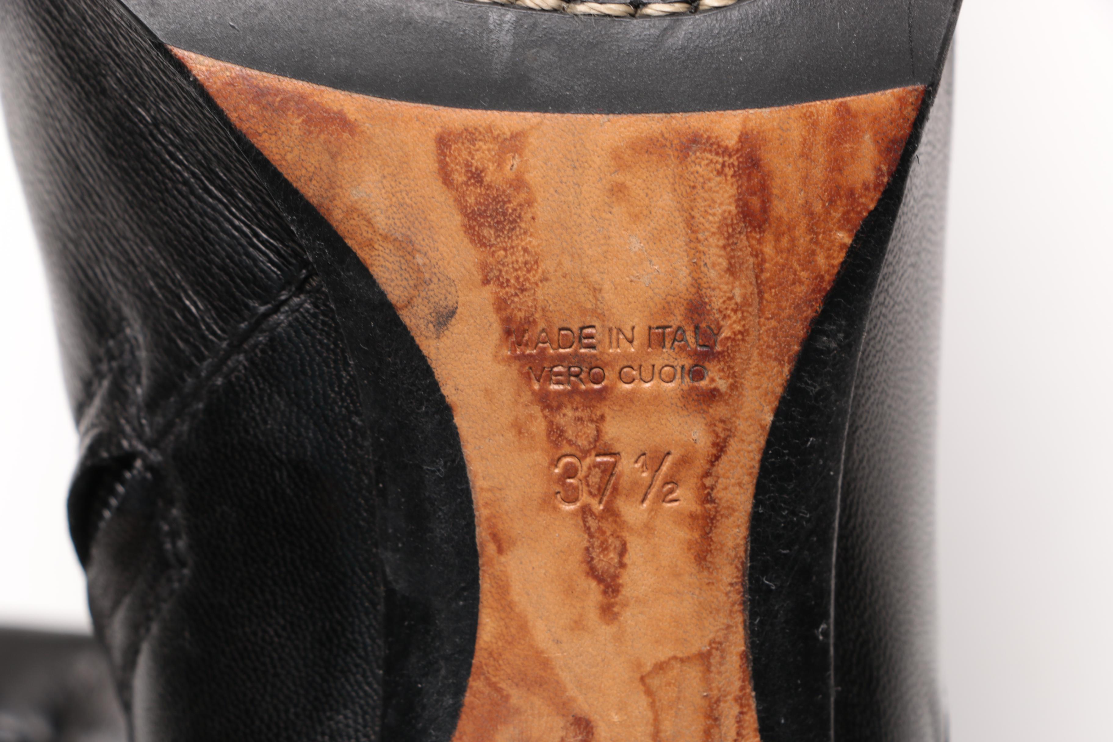 Women's Heeled Leather Boots Including CoSTUME National