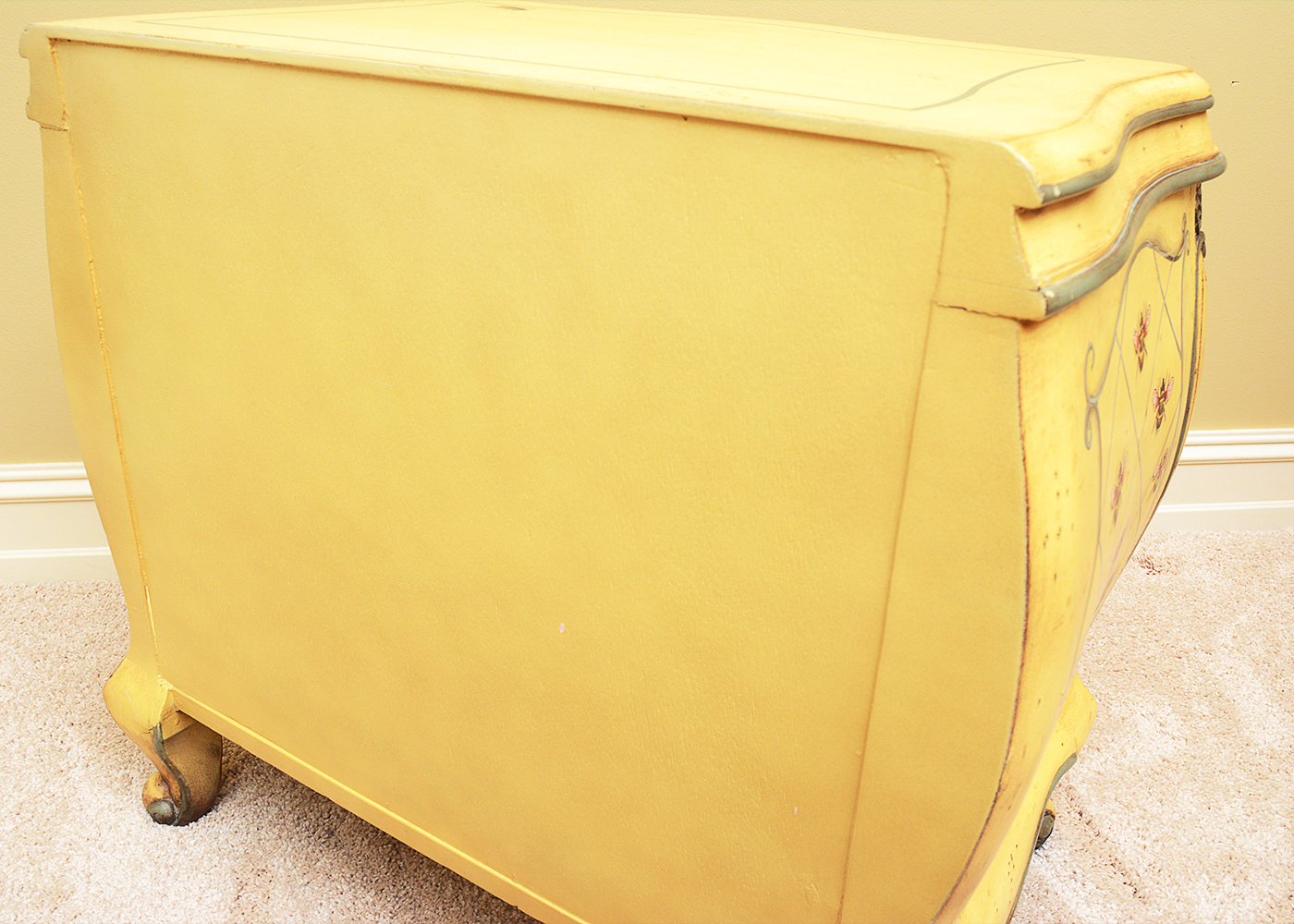Bombe Chest of Drawers With Bee and Beetle Motif