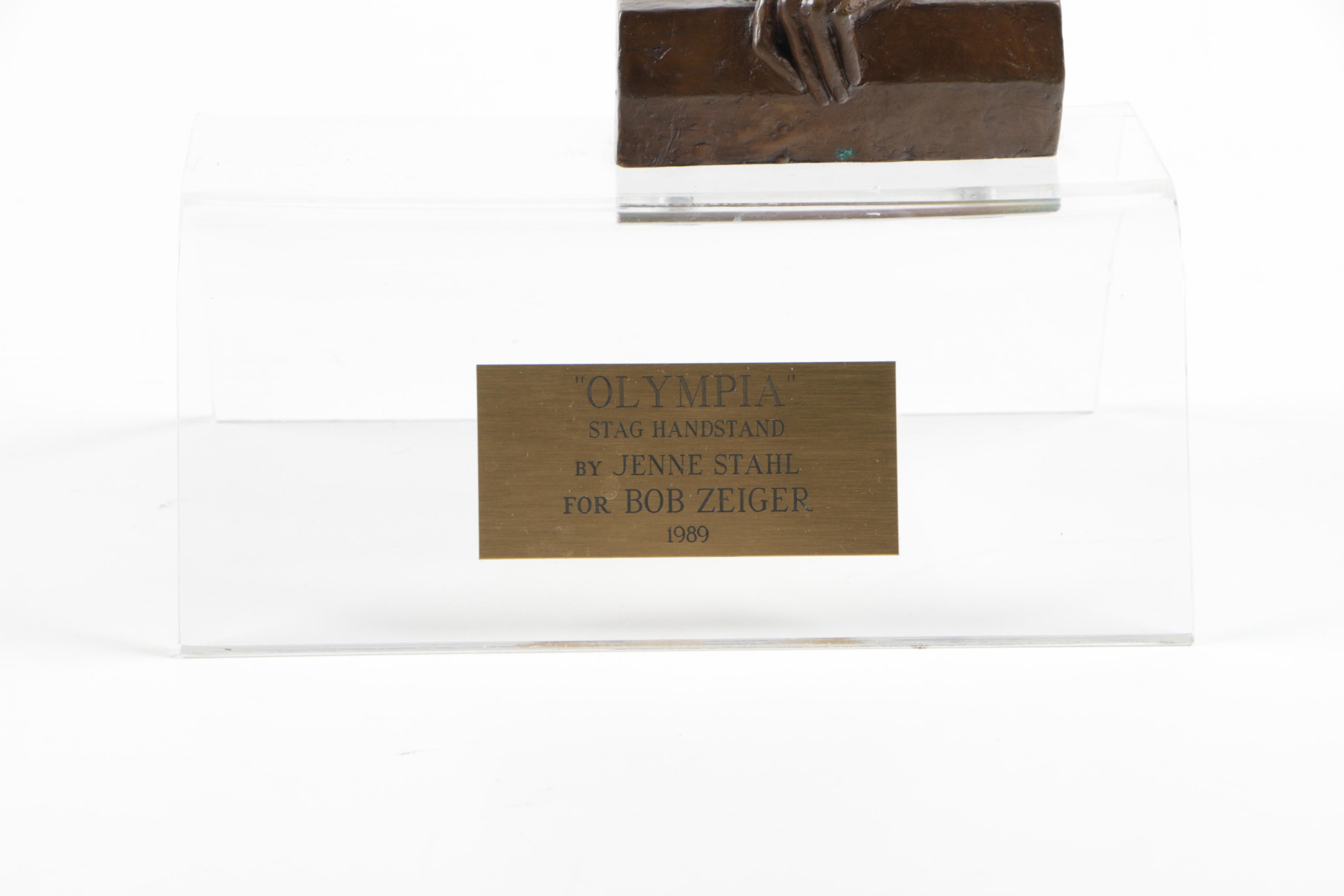 Jenne Stahl Reproduction Copper Sculpture "Olympia"