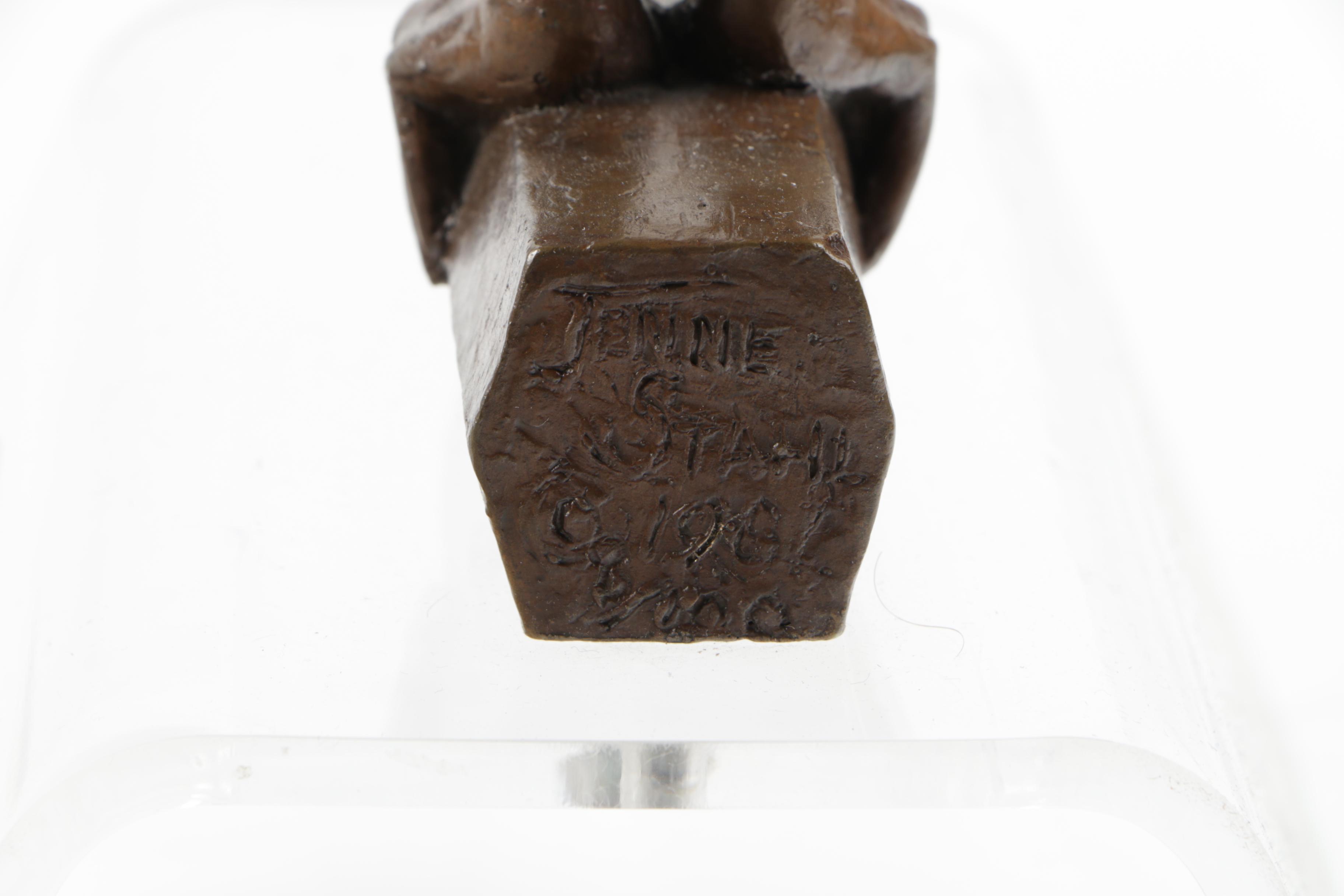 Jenne Stahl Reproduction Copper Sculpture "Olympia"