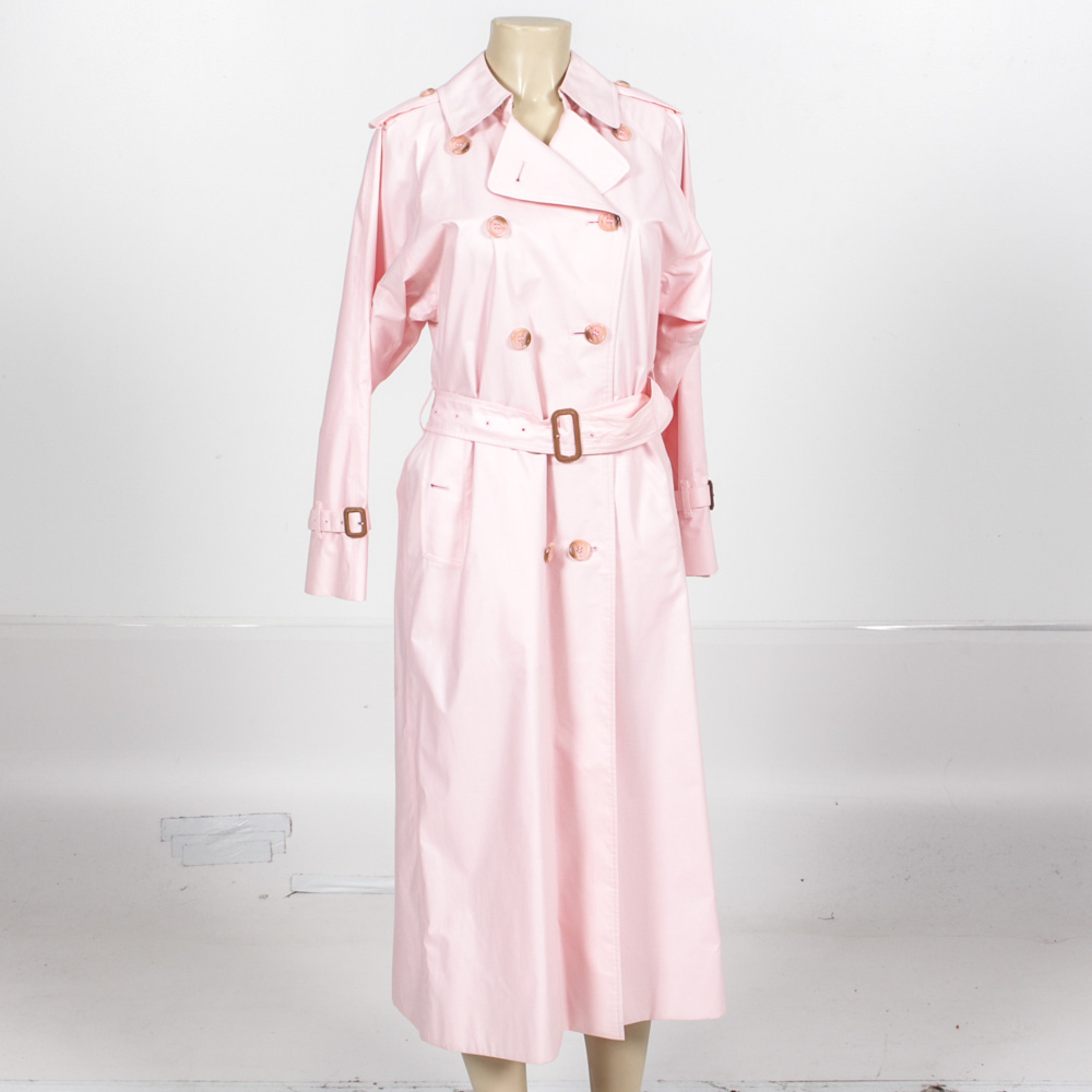 Burberry Light Pink Trench Coat