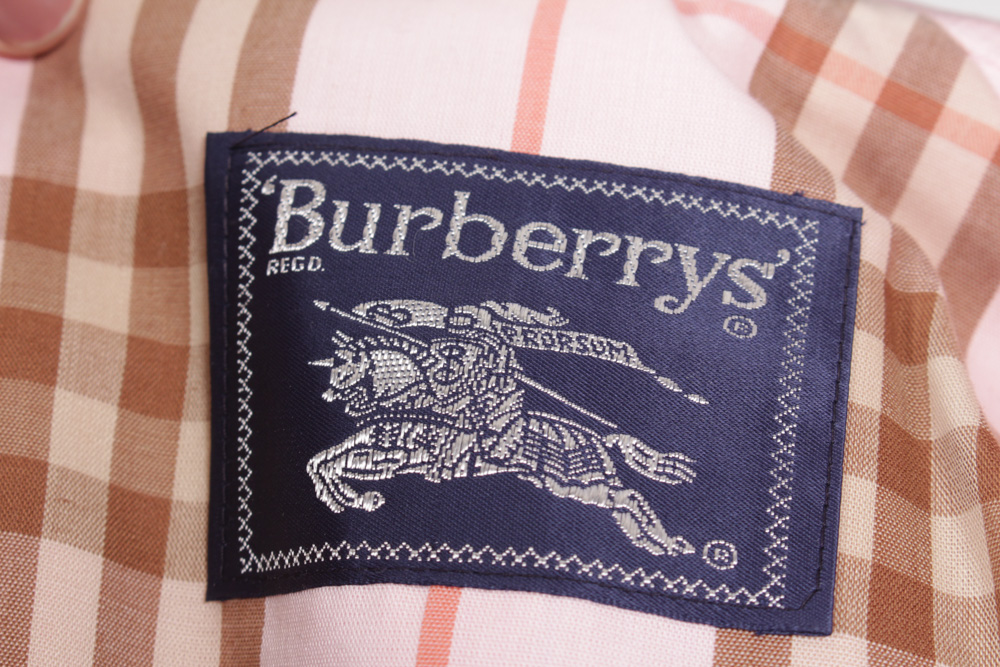 Burberry Light Pink Trench Coat