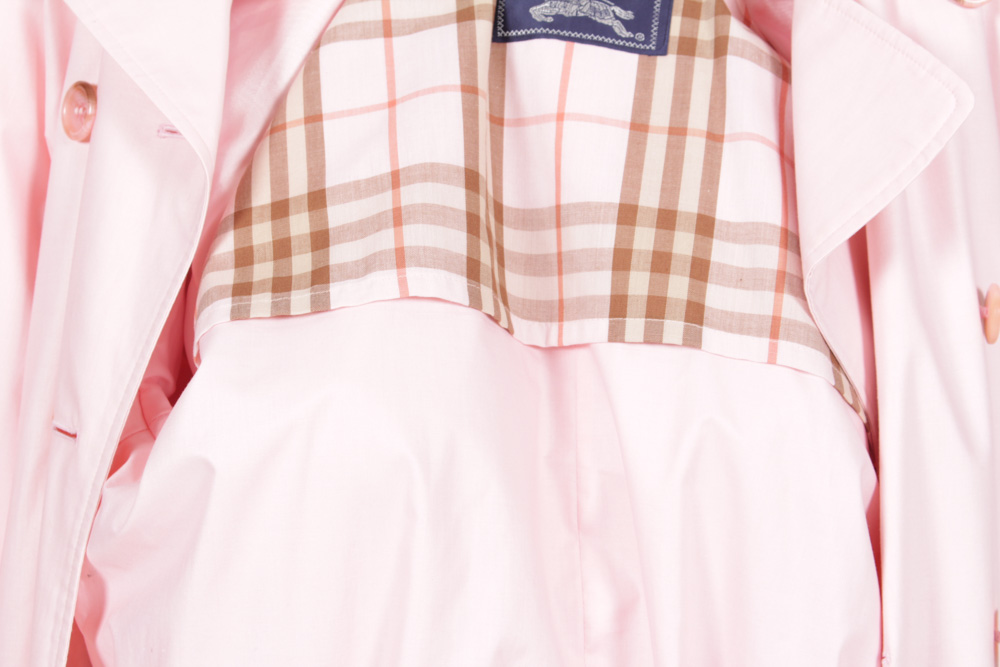 Burberry Light Pink Trench Coat