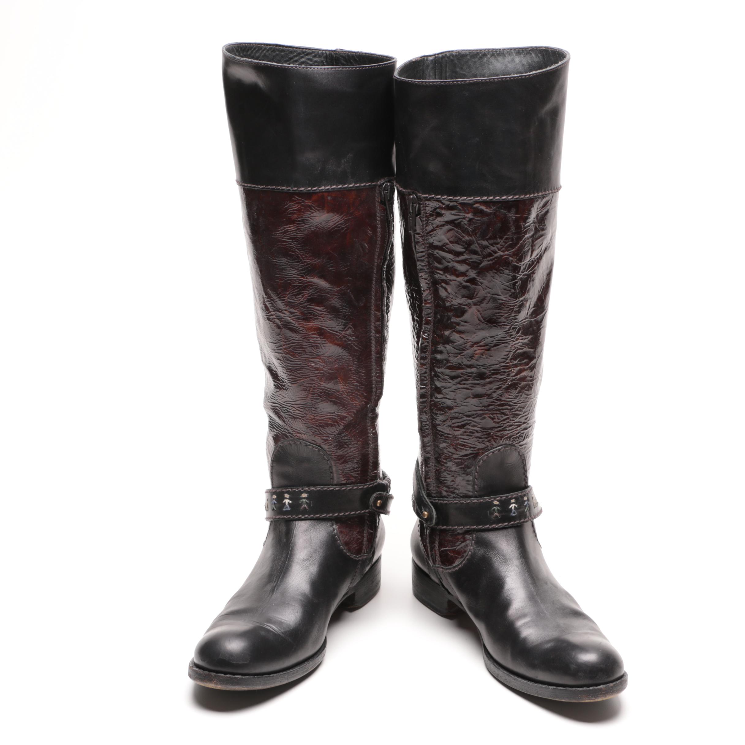 Henry Beguelin Leather Boots Hand Made In Italy