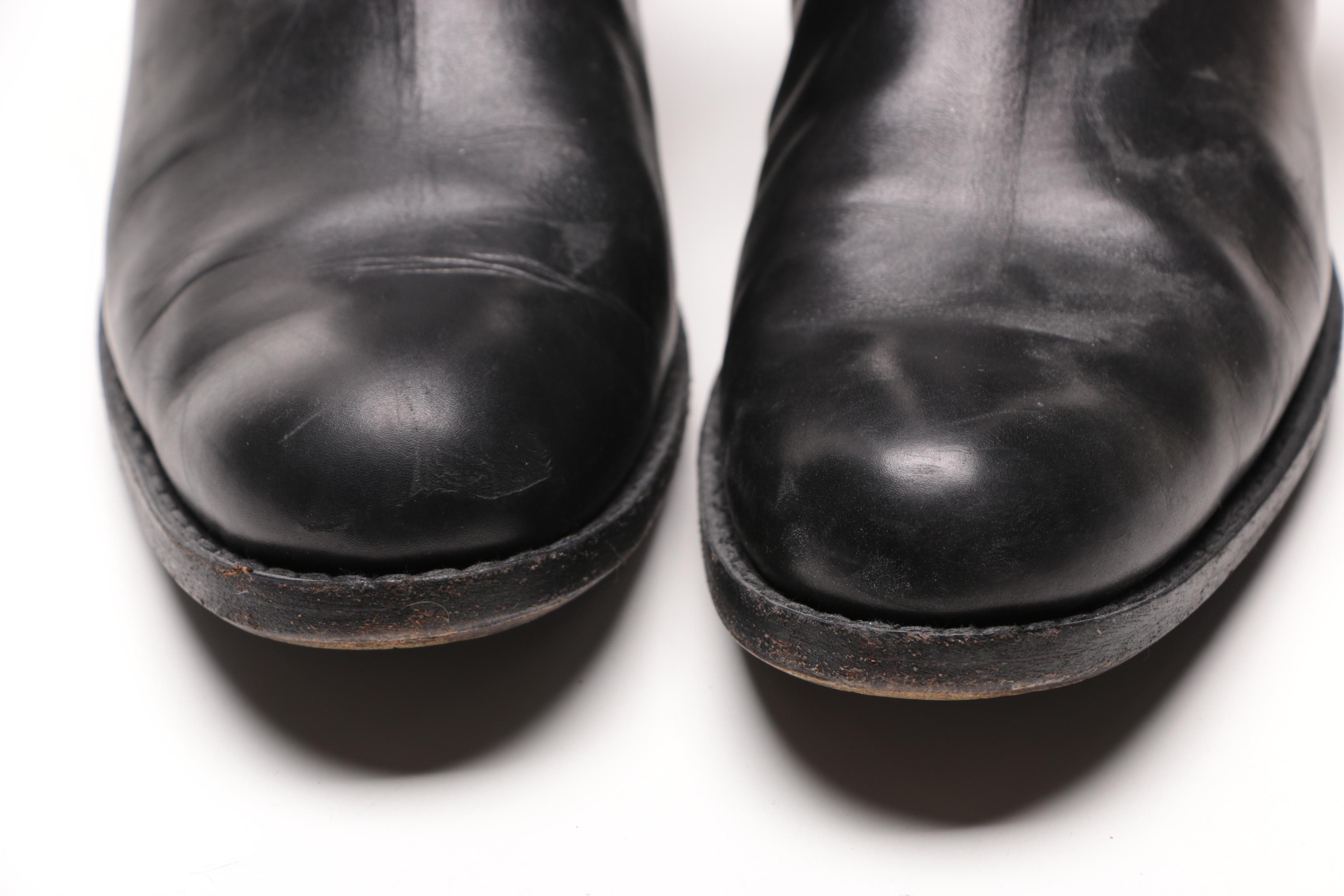 Henry Beguelin Leather Boots Hand Made In Italy