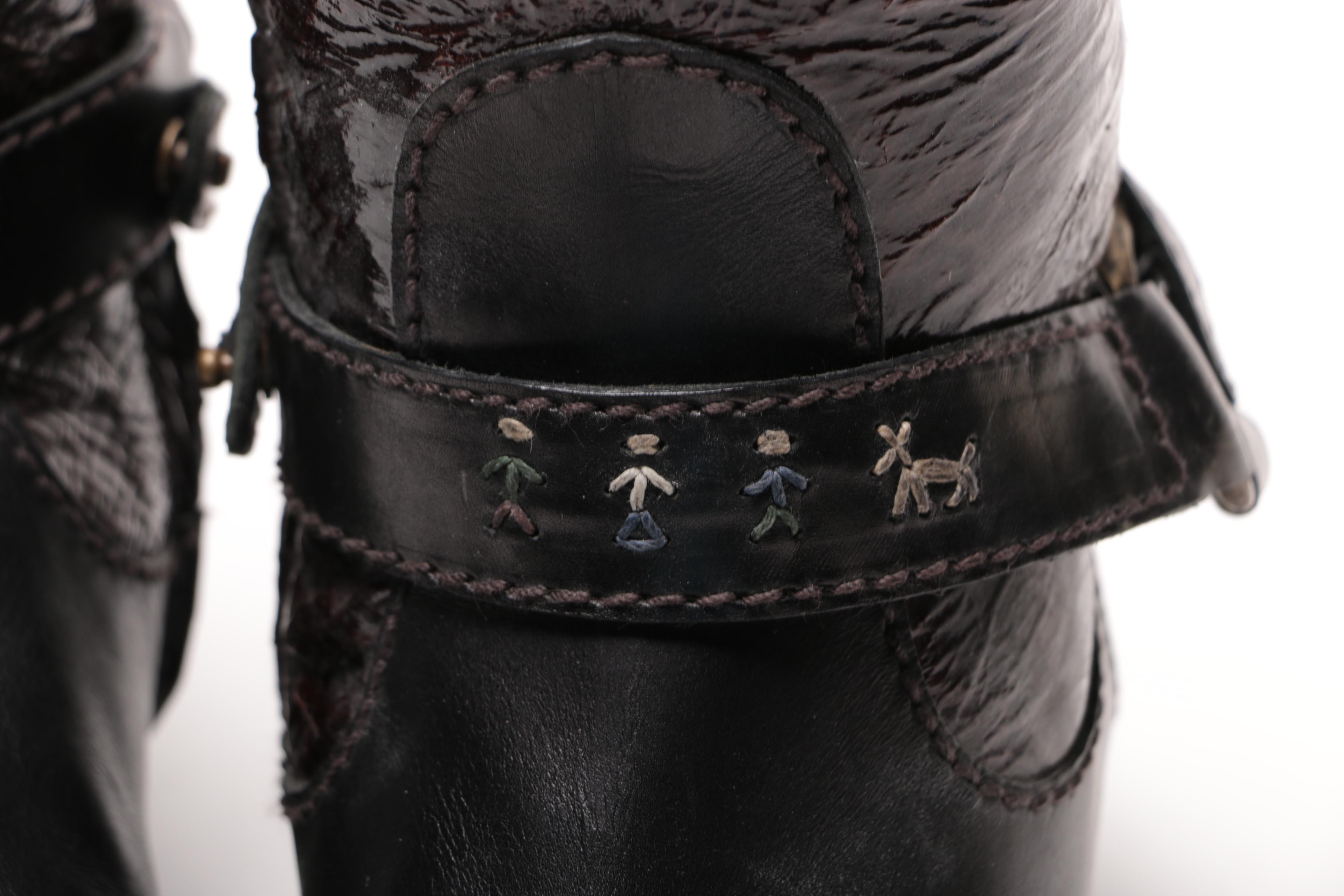 Henry Beguelin Leather Boots Hand Made In Italy