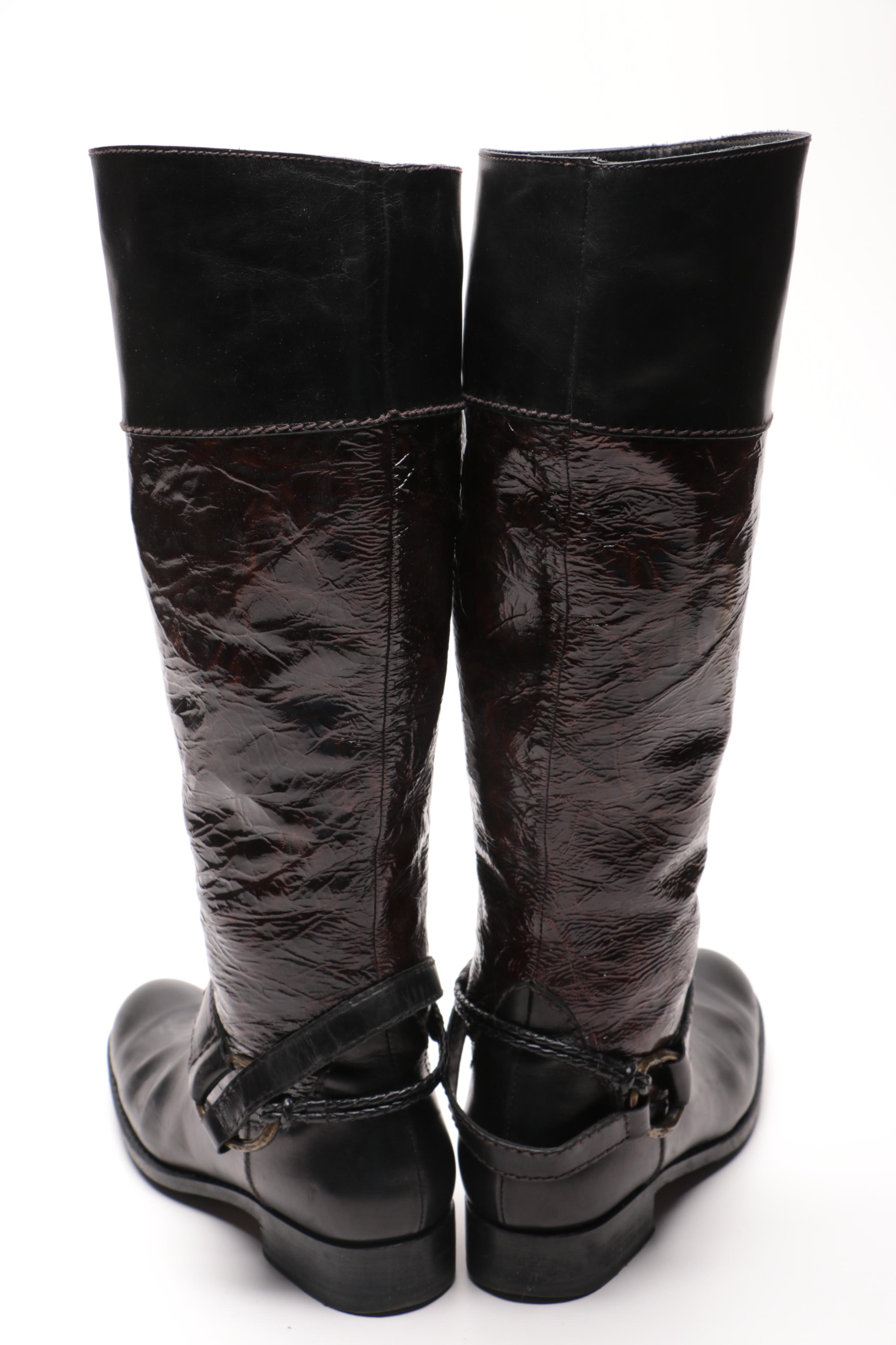 Henry Beguelin Leather Boots Hand Made In Italy