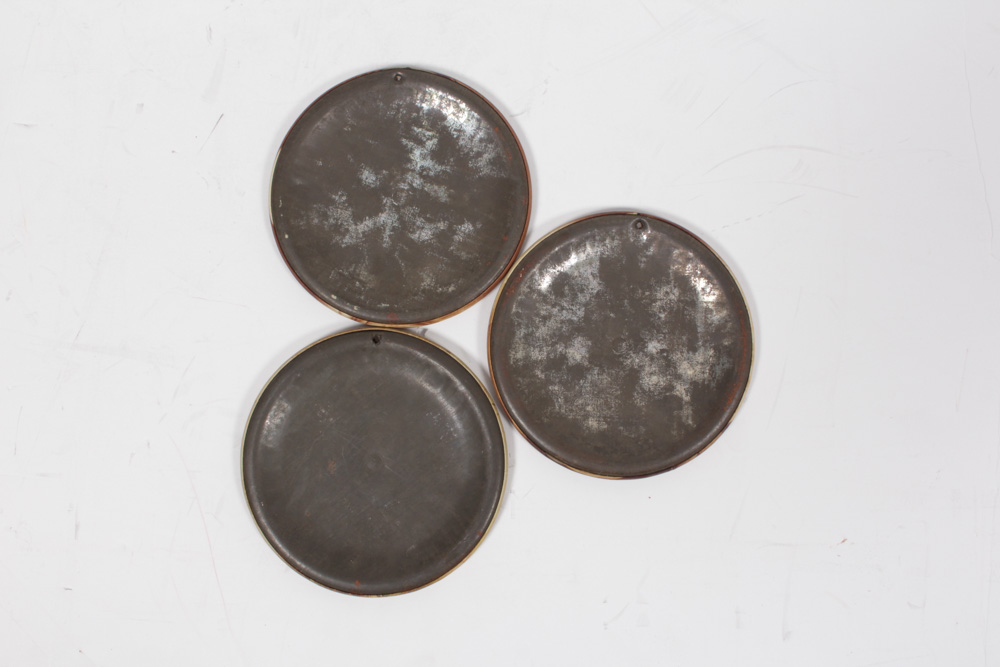 Antique Celluloid Tin Buttons