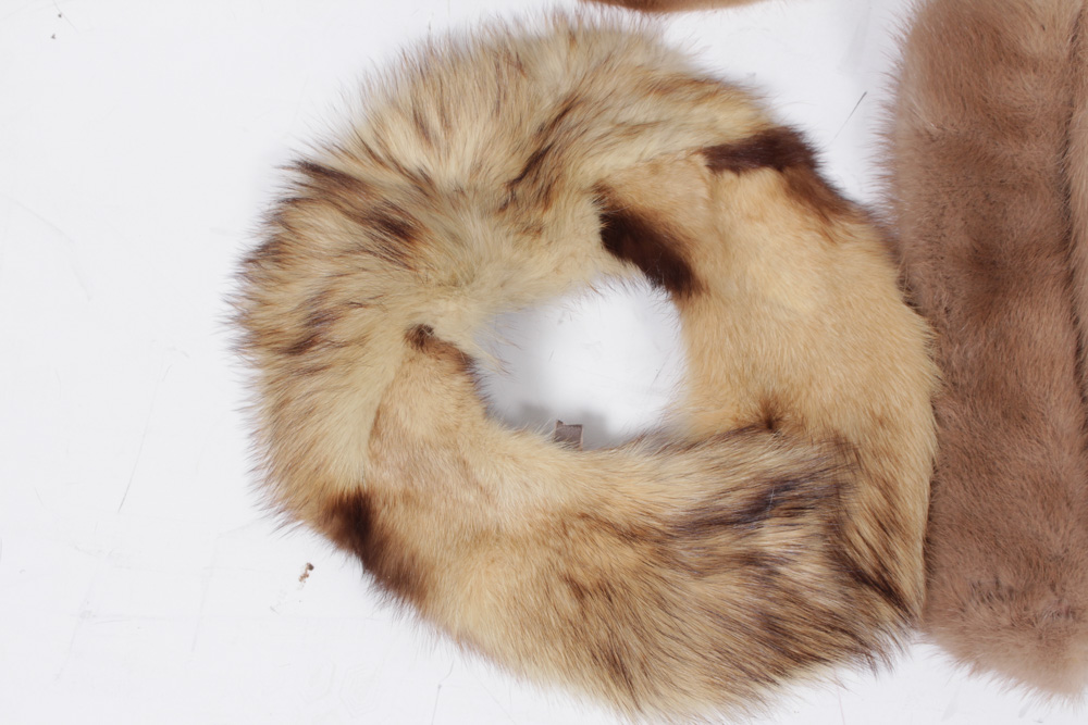 Fur Hat by G. Howard Hodge With Fur Collars