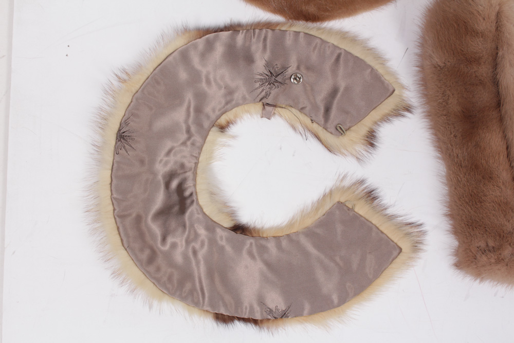 Fur Hat by G. Howard Hodge With Fur Collars
