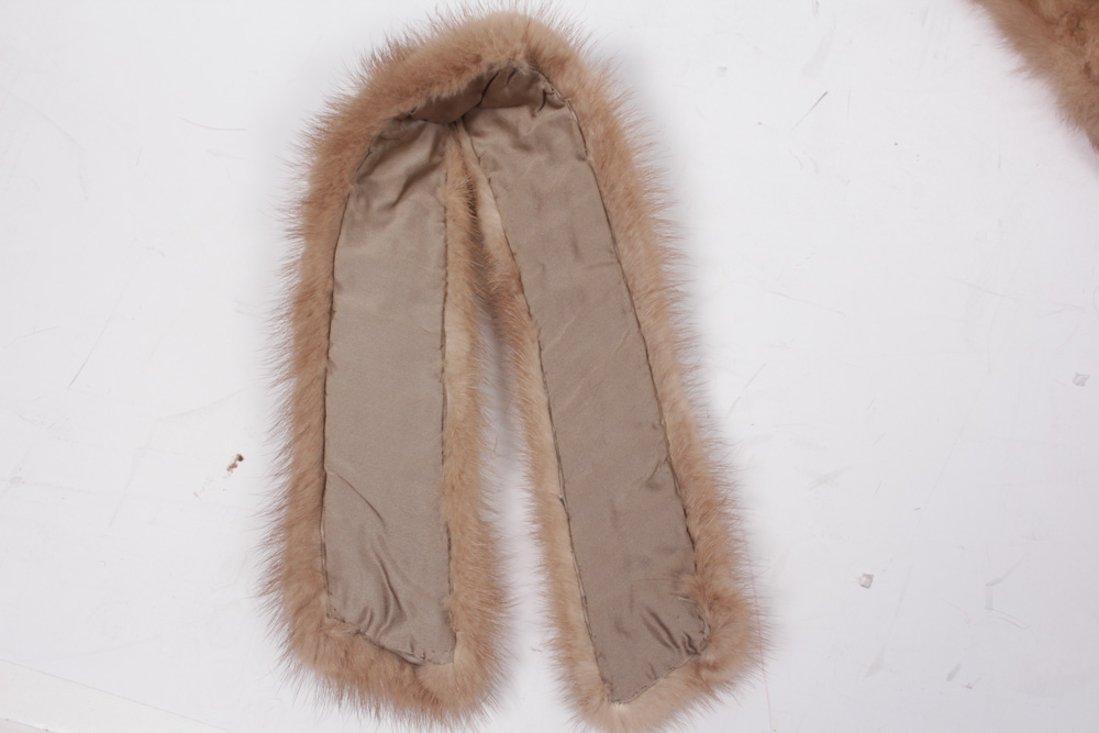 Fur Hat by G. Howard Hodge With Fur Collars