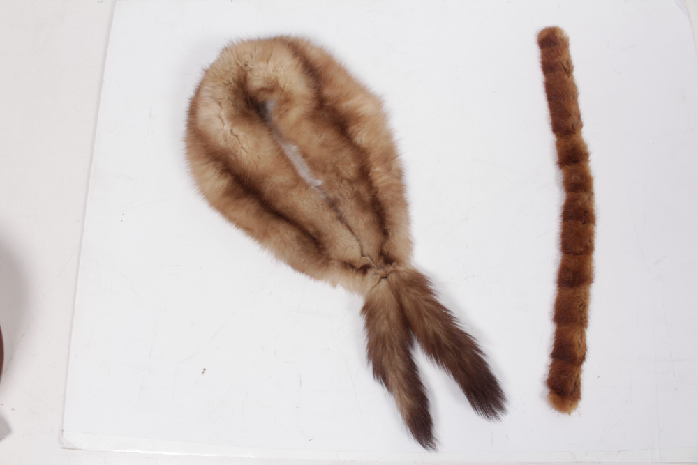 Fur Hat by G. Howard Hodge With Fur Collars