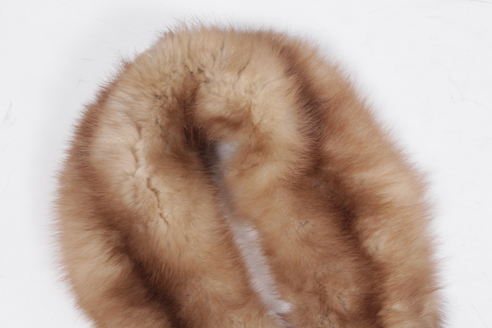 Fur Hat by G. Howard Hodge With Fur Collars