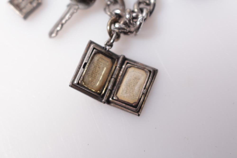 Sterling Silver Charm Bracelet