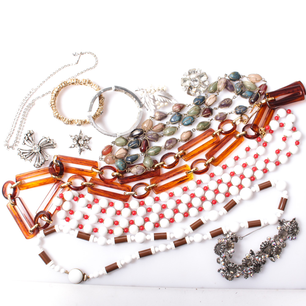 Assortment Of Costume Jewelry