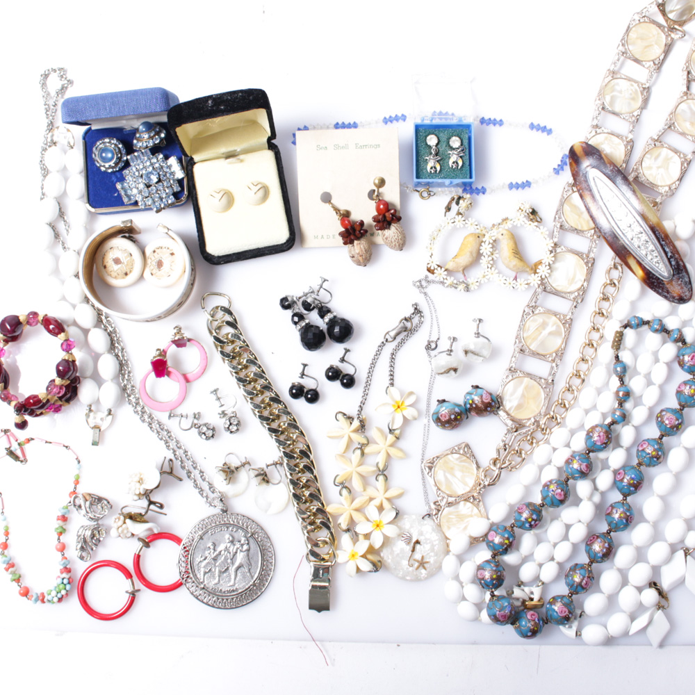 Retro Collection of Costume Jewelry